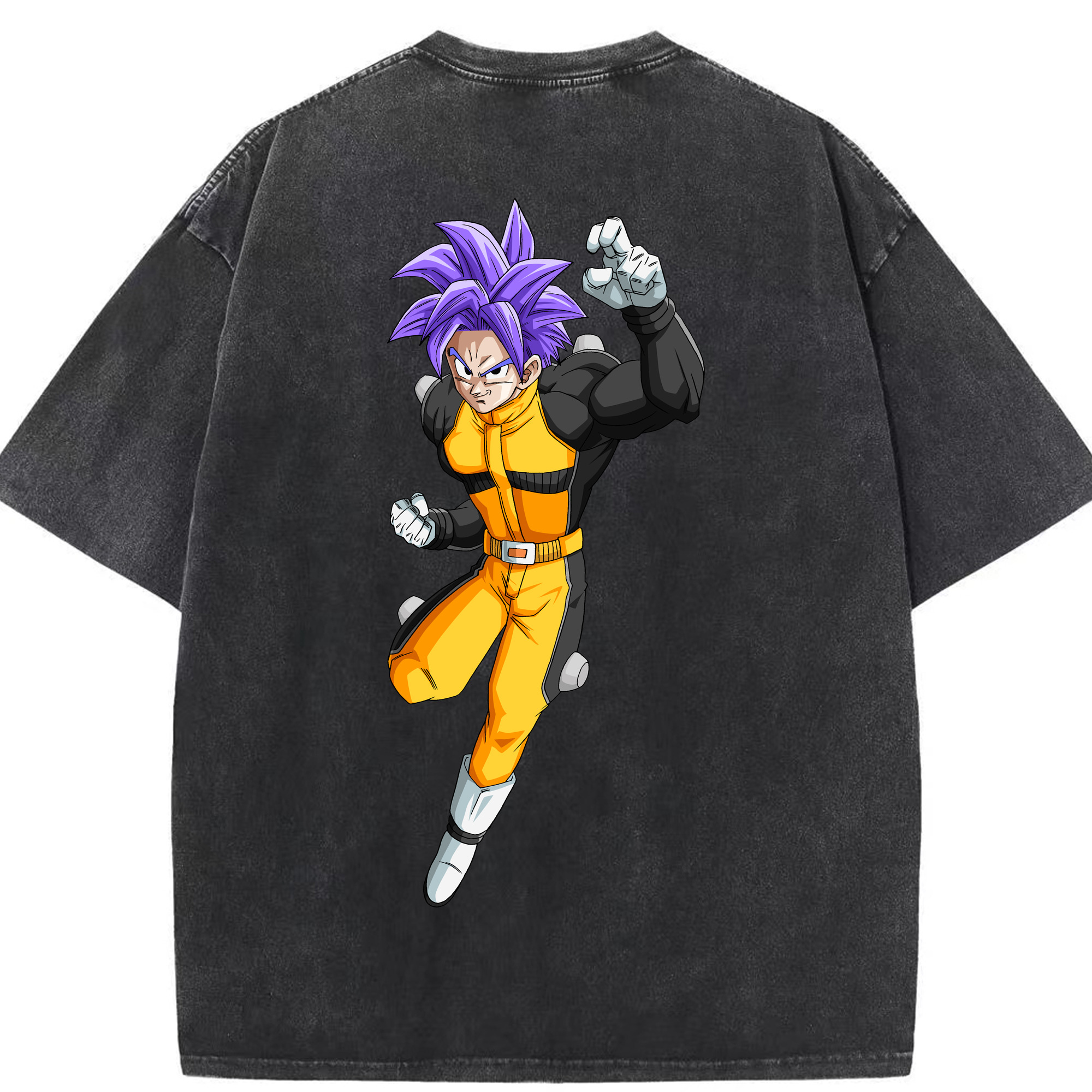 （画像用） ドラゴンボール DRAGON BALL 綿100% ヴィンテージ風 半袖Tシャツ（背面プリント）