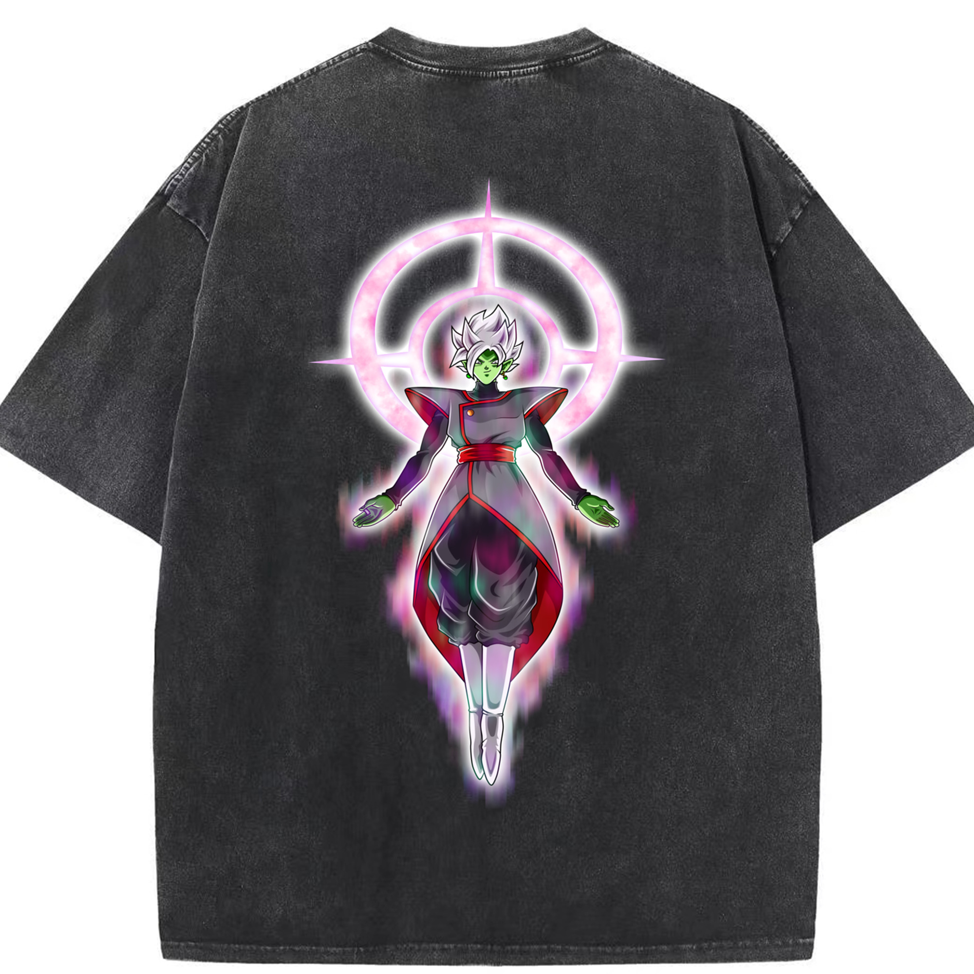 （画像用） ドラゴンボール DRAGON BALL 綿100% ヴィンテージ風 半袖Tシャツ（背面プリント）
