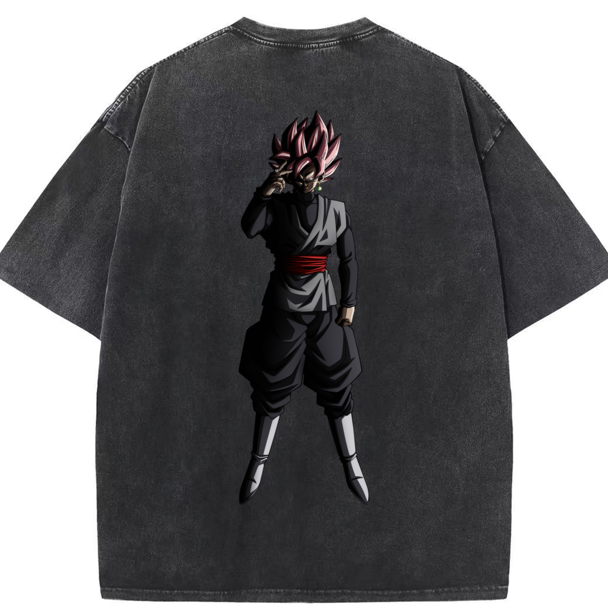 （画像用） ドラゴンボール ベジット DRAGON BALL Vegetto 綿100% ヴィンテージ風 半袖Tシャツ（背面プリント）