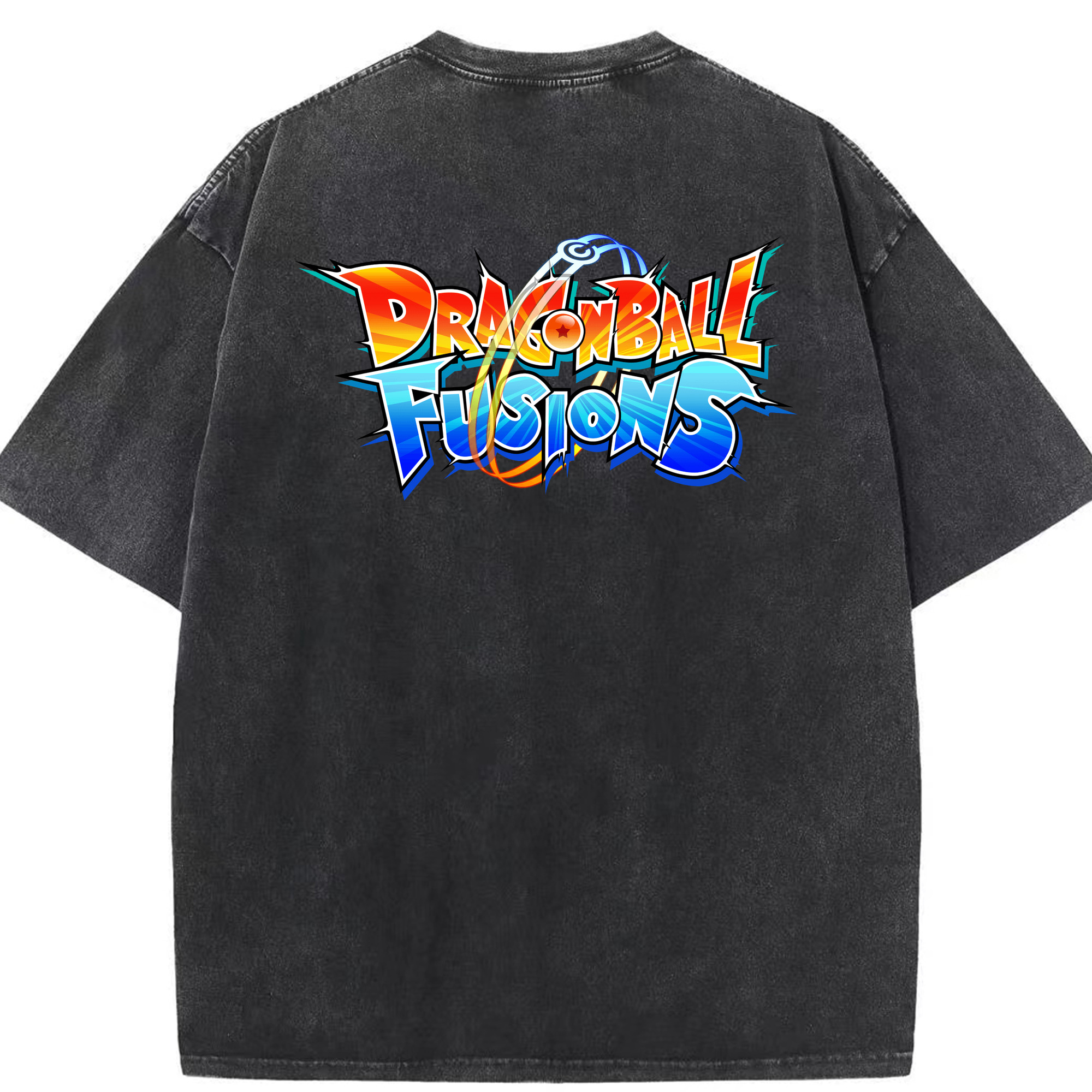 （画像用） ドラゴンボール DRAGON BALL 綿100% ヴィンテージ風 半袖Tシャツ（背面プリント）