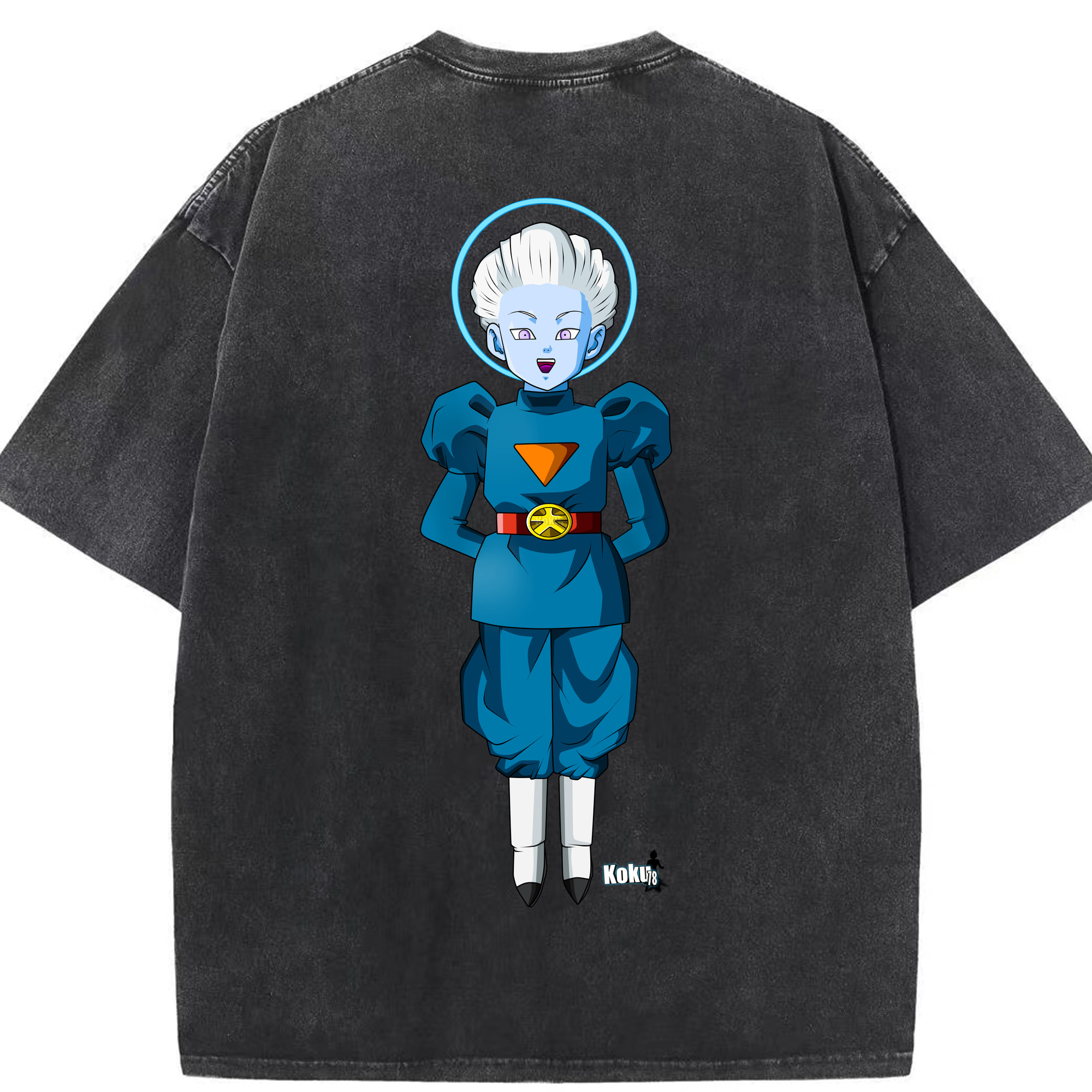 （画像用） ドラゴンボール DRAGON BALL 綿100% ヴィンテージ風 半袖Tシャツ（背面プリント）