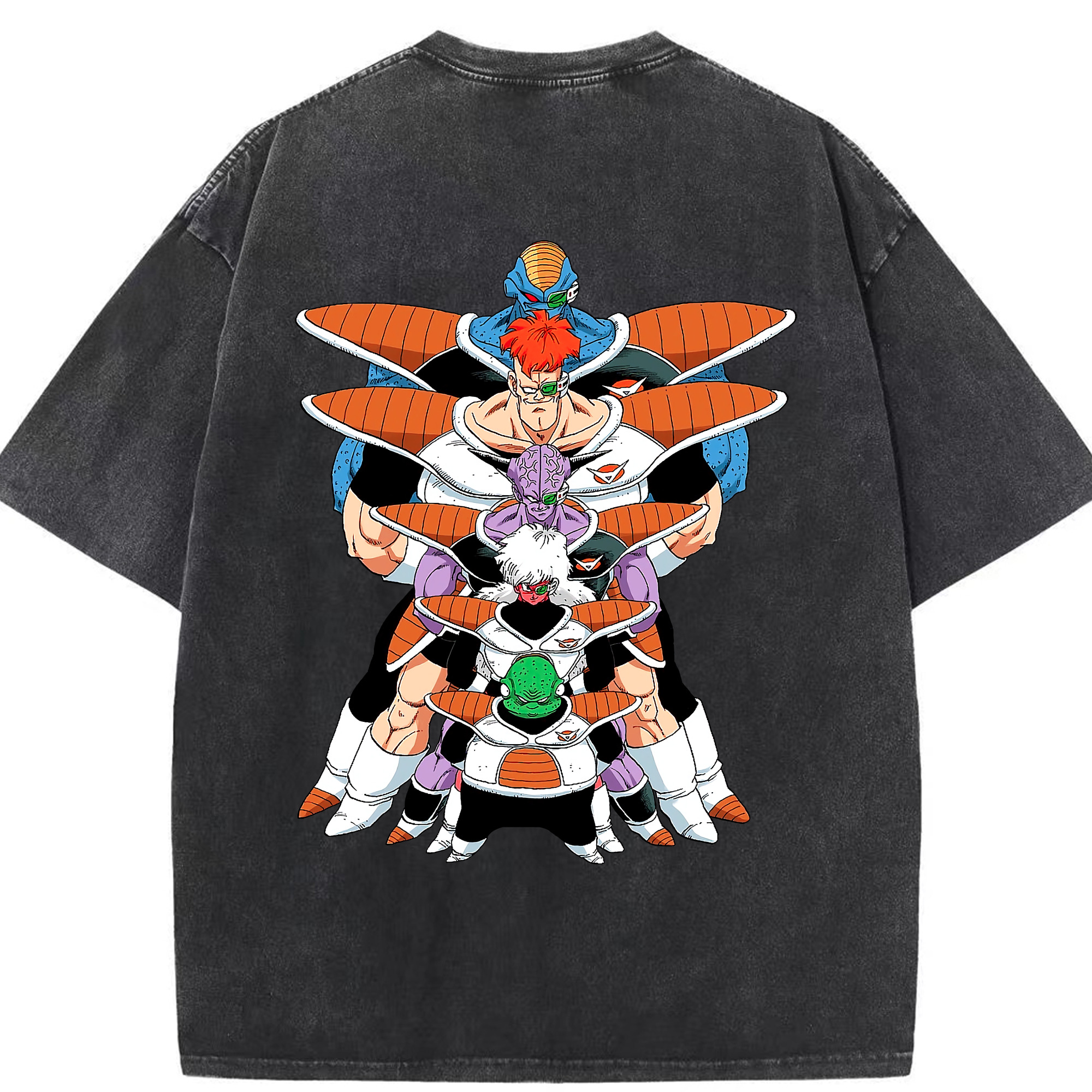 （画像用） ドラゴンボール DRAGON BALL 綿100% ヴィンテージ風 半袖Tシャツ（背面プリント）