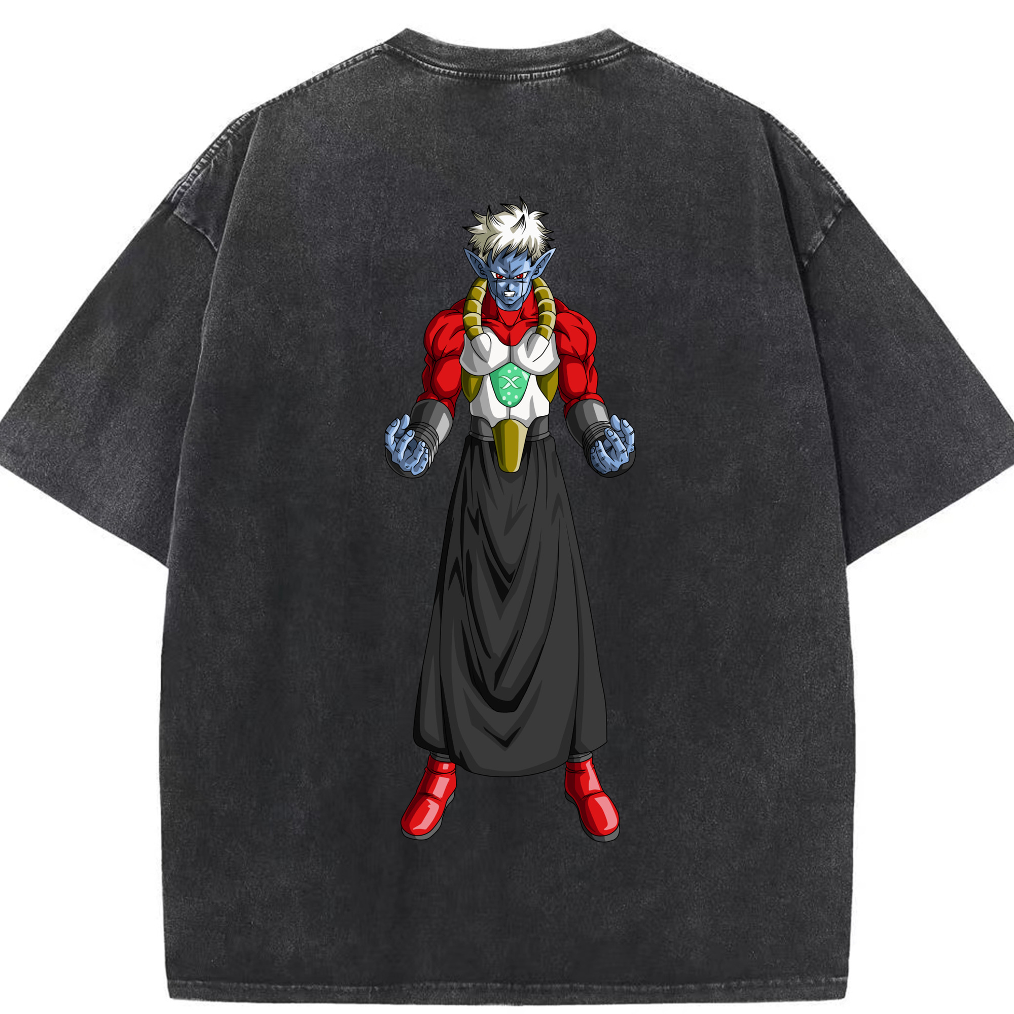 （画像用） ドラゴンボール DRAGON BALL 綿100% ヴィンテージ風 半袖Tシャツ（背面プリント）