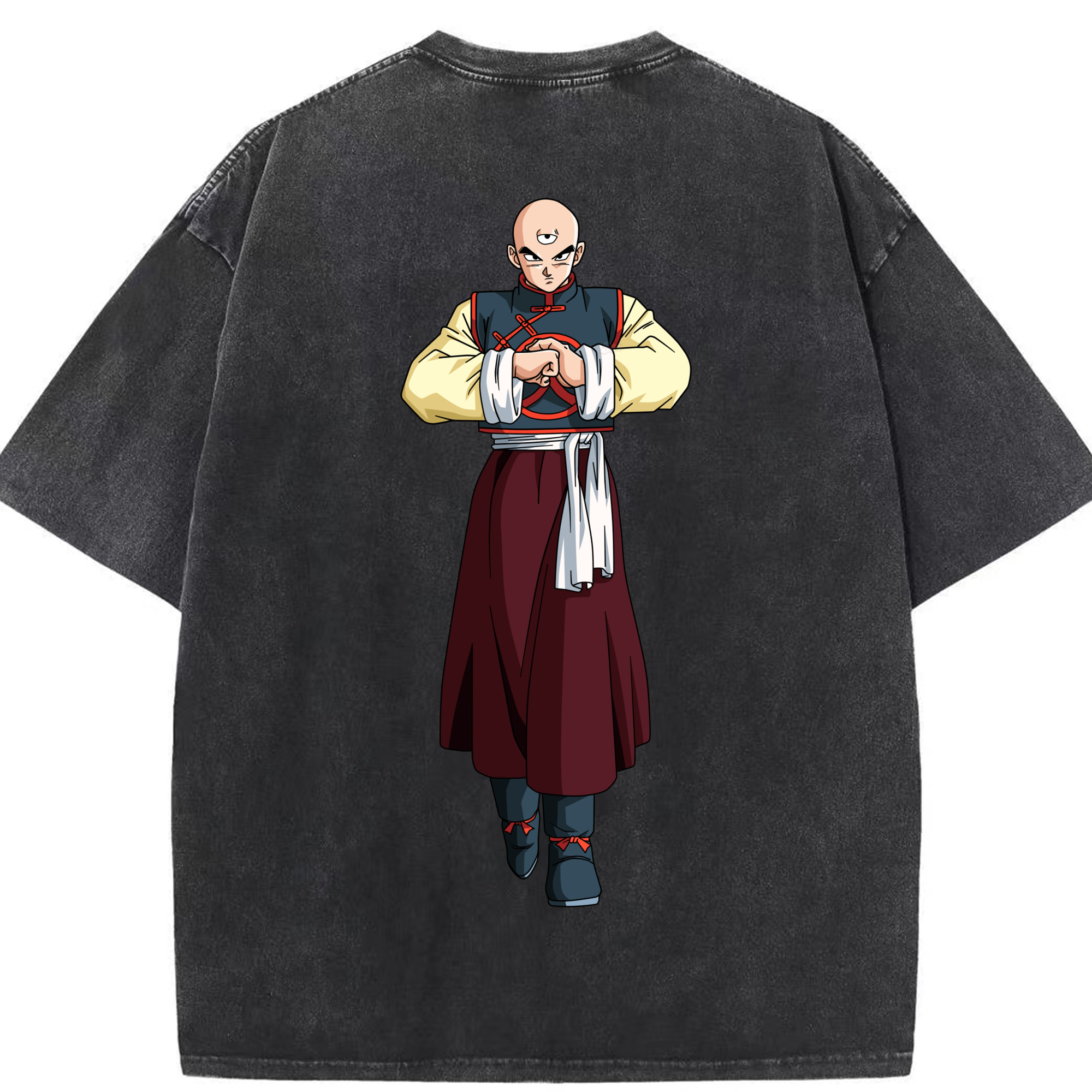 （画像用） ドラゴンボール DRAGON BALL 綿100% ヴィンテージ風 半袖Tシャツ（背面プリント）