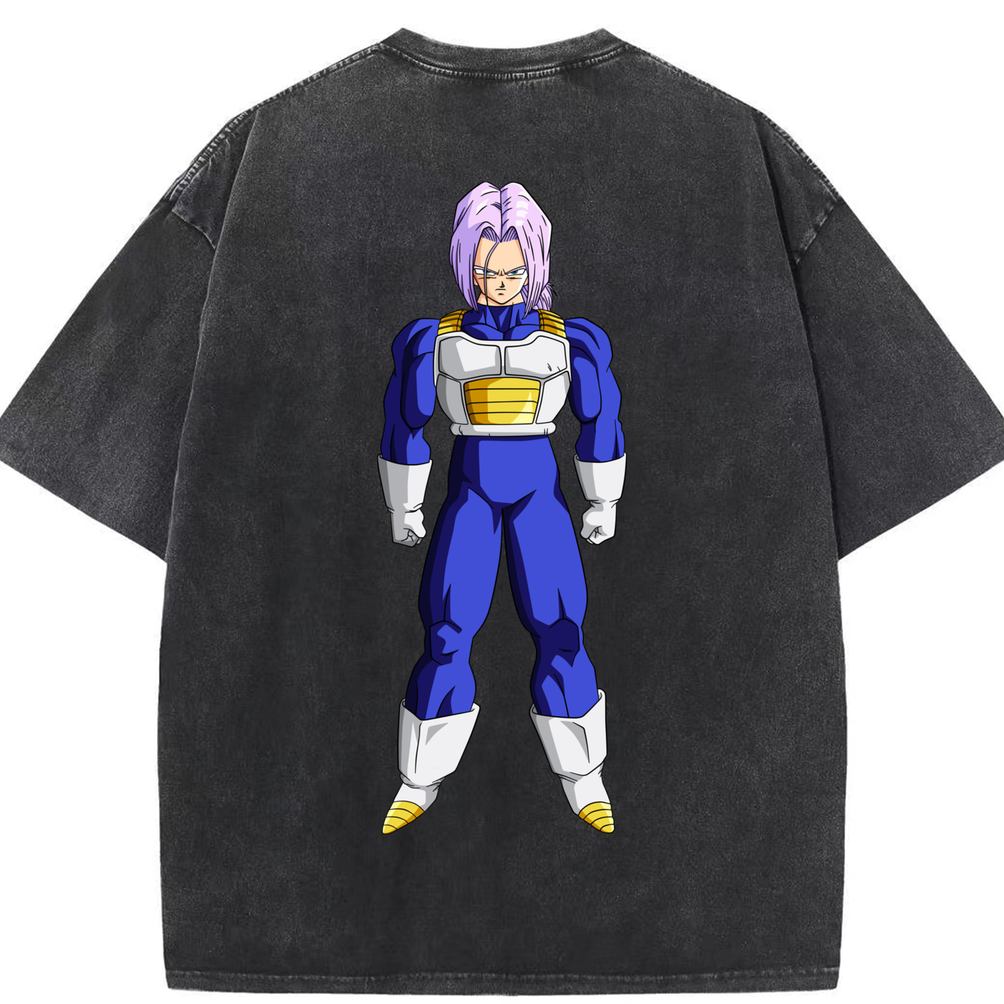 （画像用） ドラゴンボール DRAGON BALL 綿100% ヴィンテージ風 半袖Tシャツ（背面プリント）