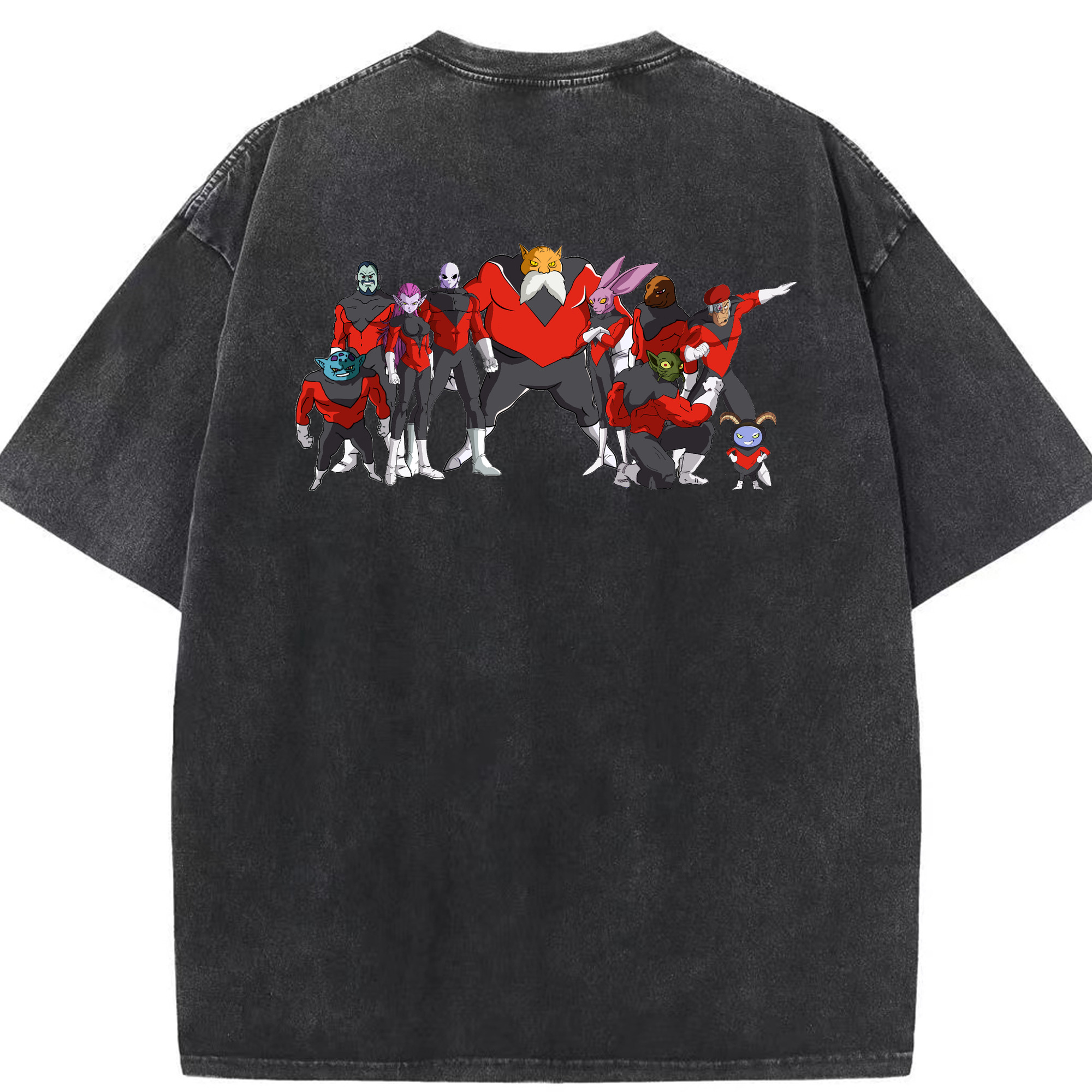 （画像用） ドラゴンボール DRAGON BALL 綿100% ヴィンテージ風 半袖Tシャツ（背面プリント）