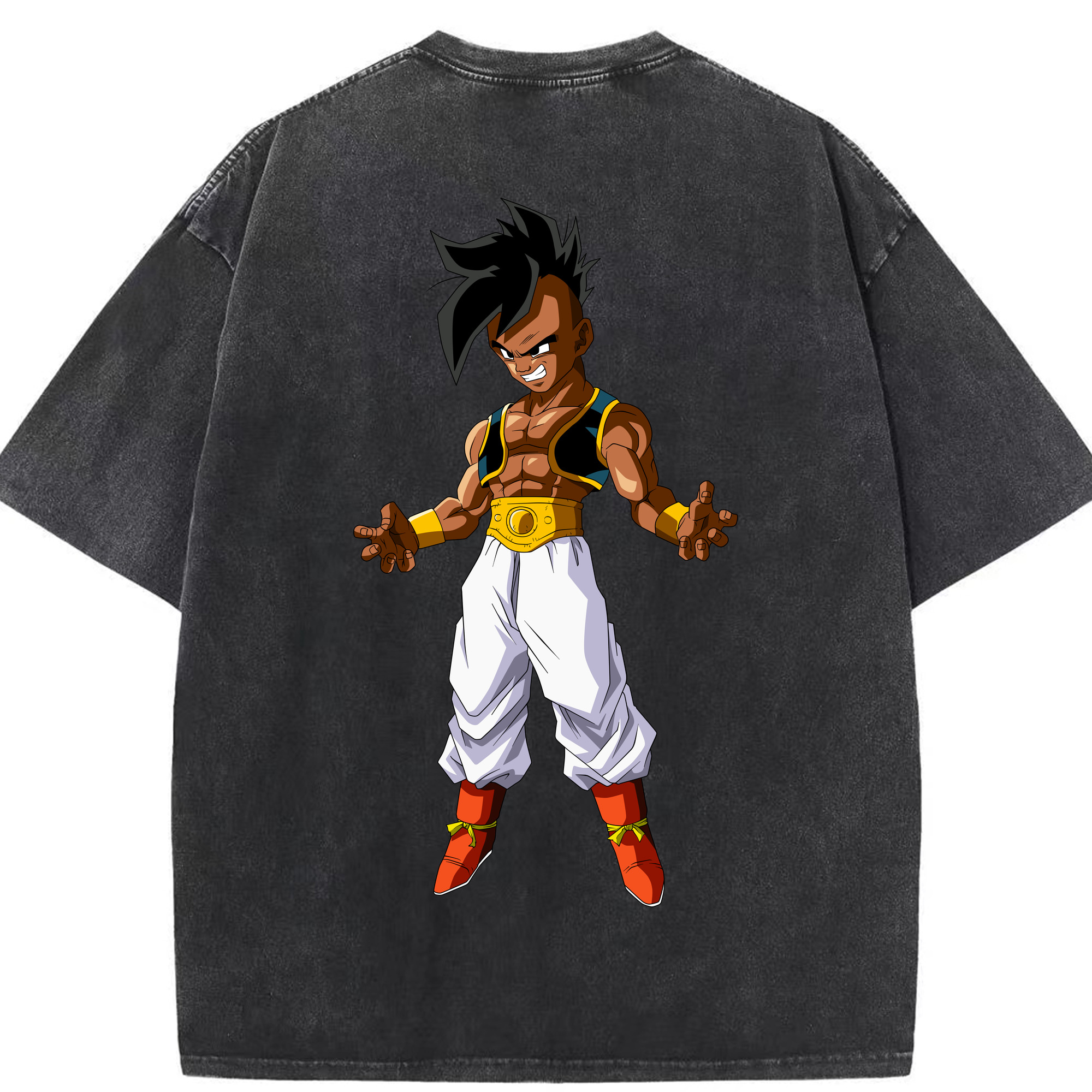 （画像用） ドラゴンボール DRAGON BALL 綿100% ヴィンテージ風 半袖Tシャツ（背面プリント）