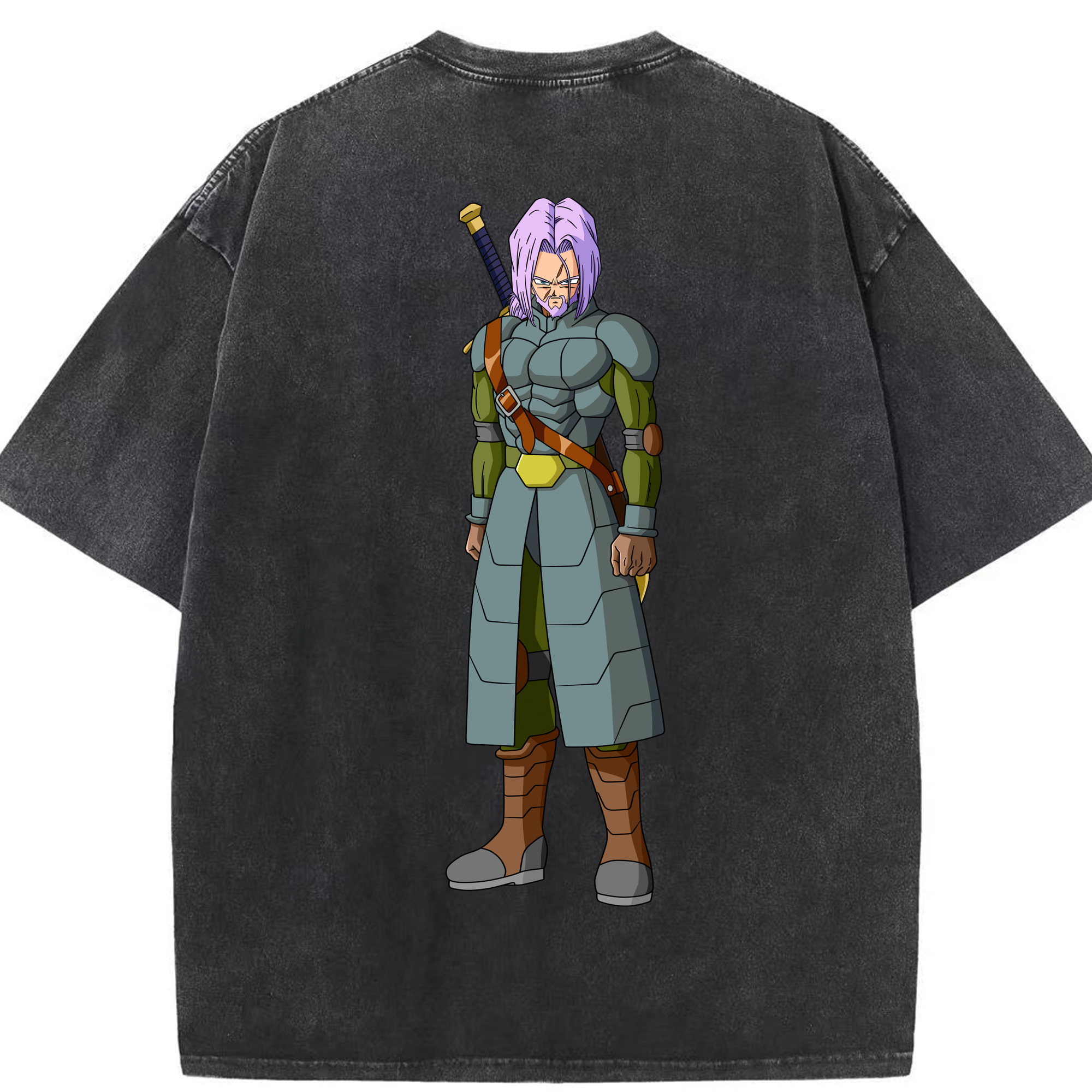 （画像用） ドラゴンボール DRAGON BALL 綿100% ヴィンテージ風 半袖Tシャツ（背面プリント）