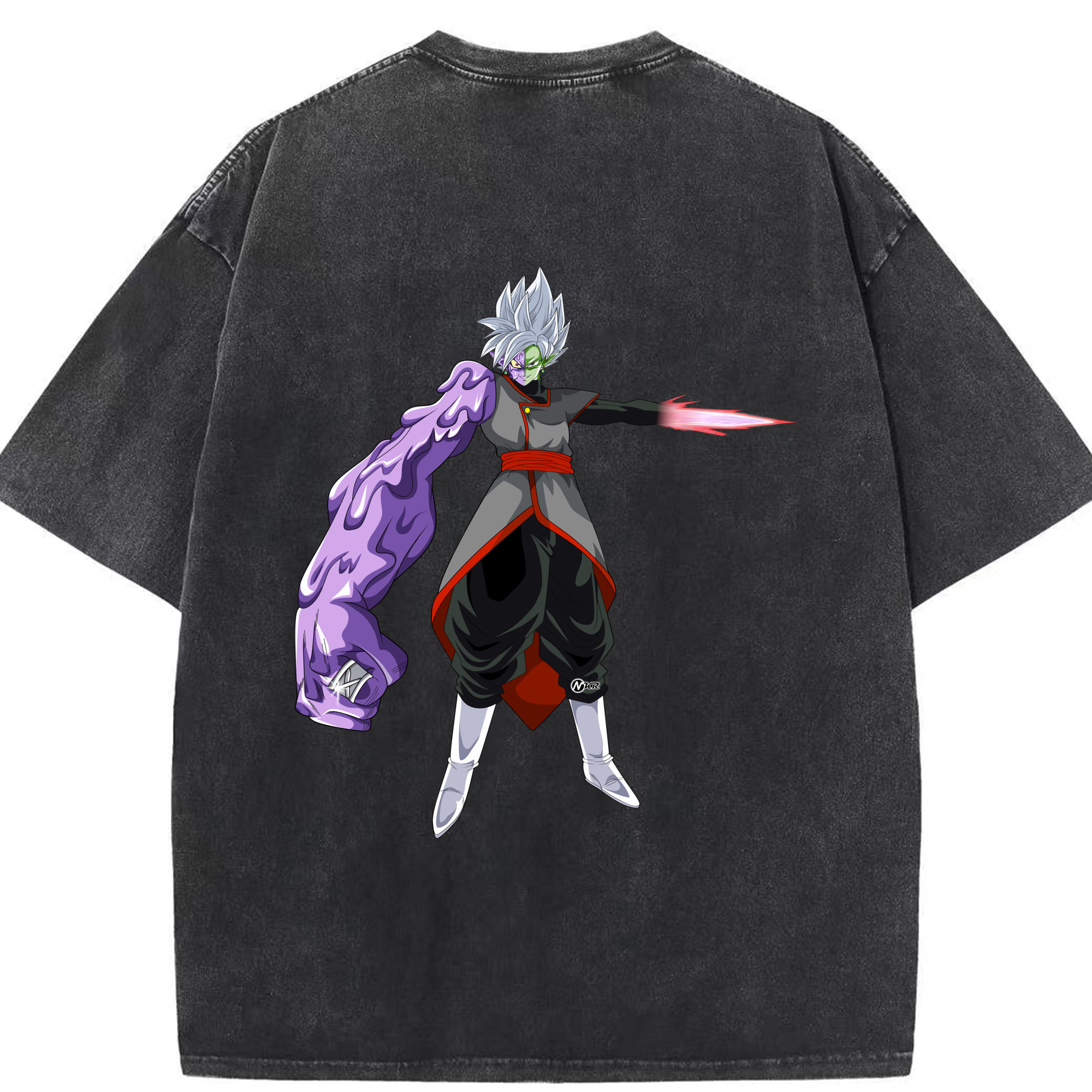（画像用） ドラゴンボール DRAGON BALL 綿100% ヴィンテージ風 半袖Tシャツ（背面プリント）
