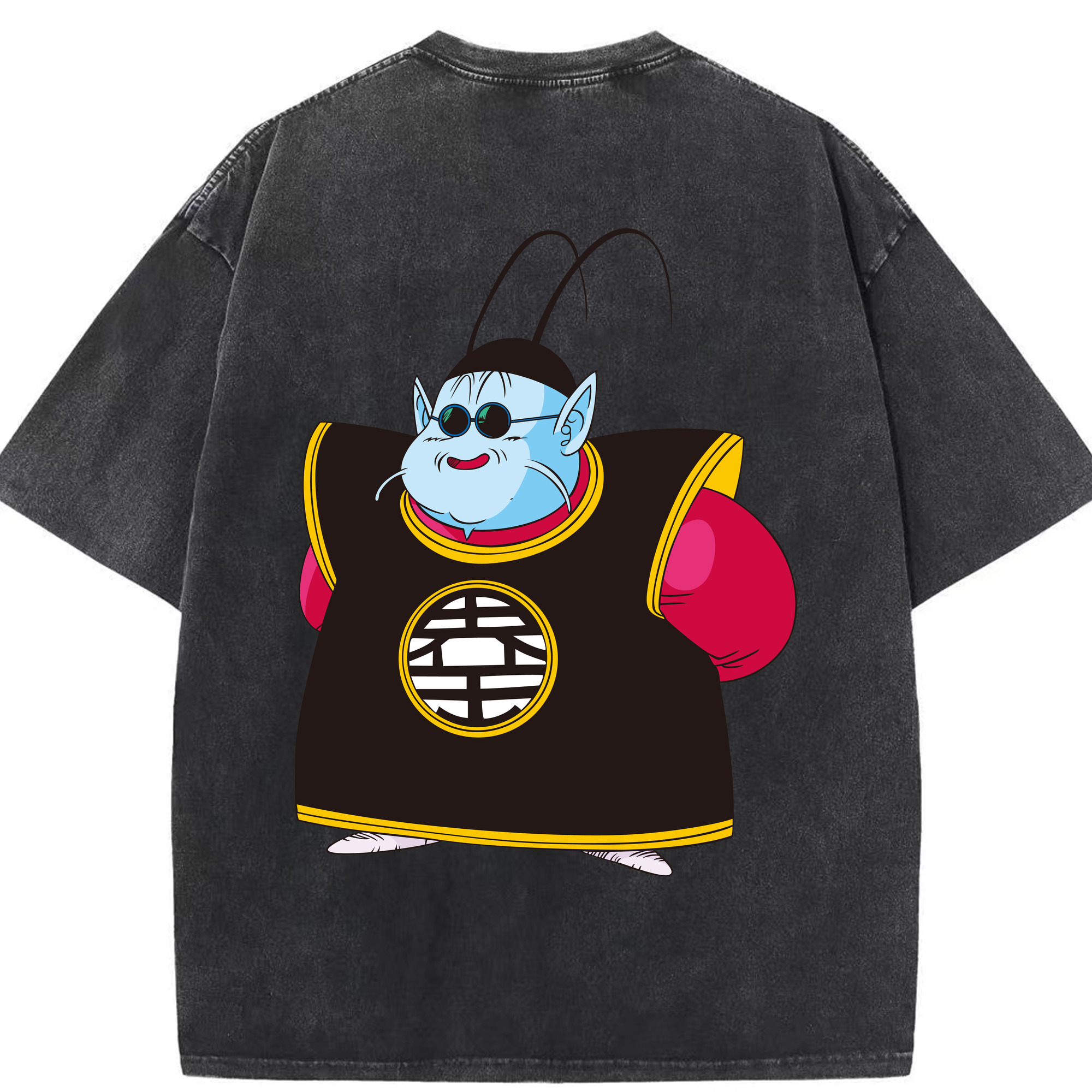 （画像用） ドラゴンボール DRAGON BALL 綿100% ヴィンテージ風 半袖Tシャツ（背面プリント）