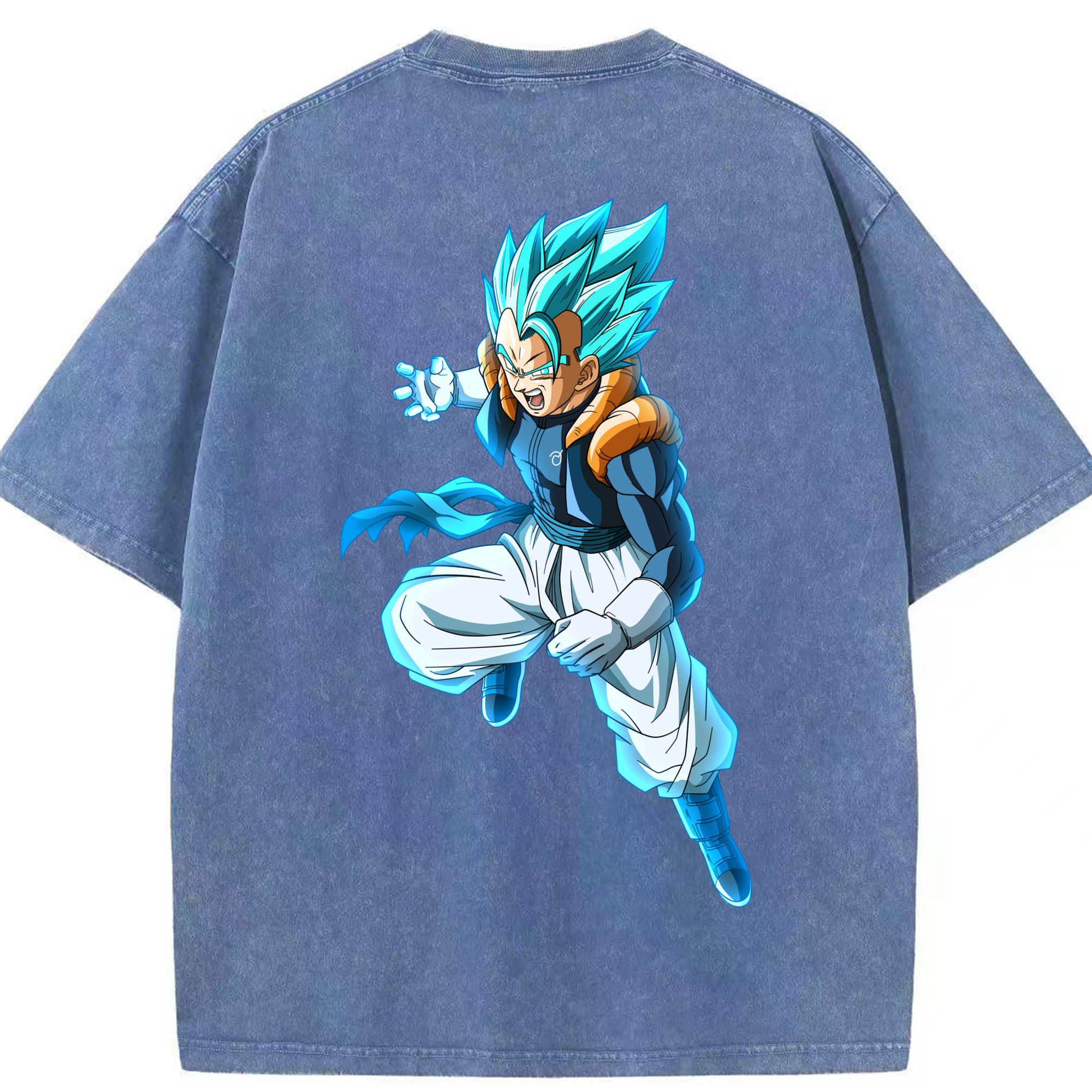 （画像用） ドラゴンボール ベジータ四世（Bejīta Yonsei）DRAGON BALL Vegeta IV 綿100% ヴィンテージ風 半袖Tシャツ（背面プリント）