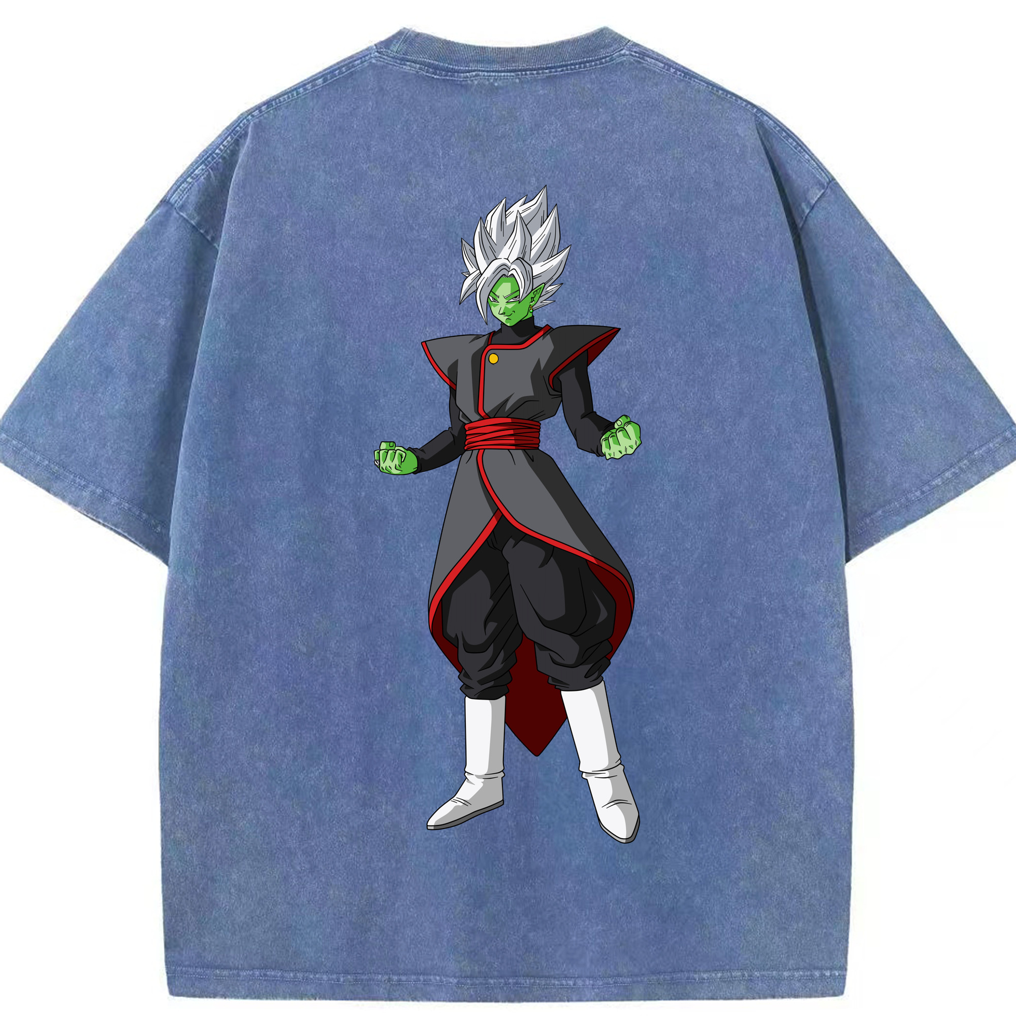 （画像用） ドラゴンボール ベジット DRAGON BALL Vegetto 綿100% ヴィンテージ風 半袖Tシャツ（背面プリント）