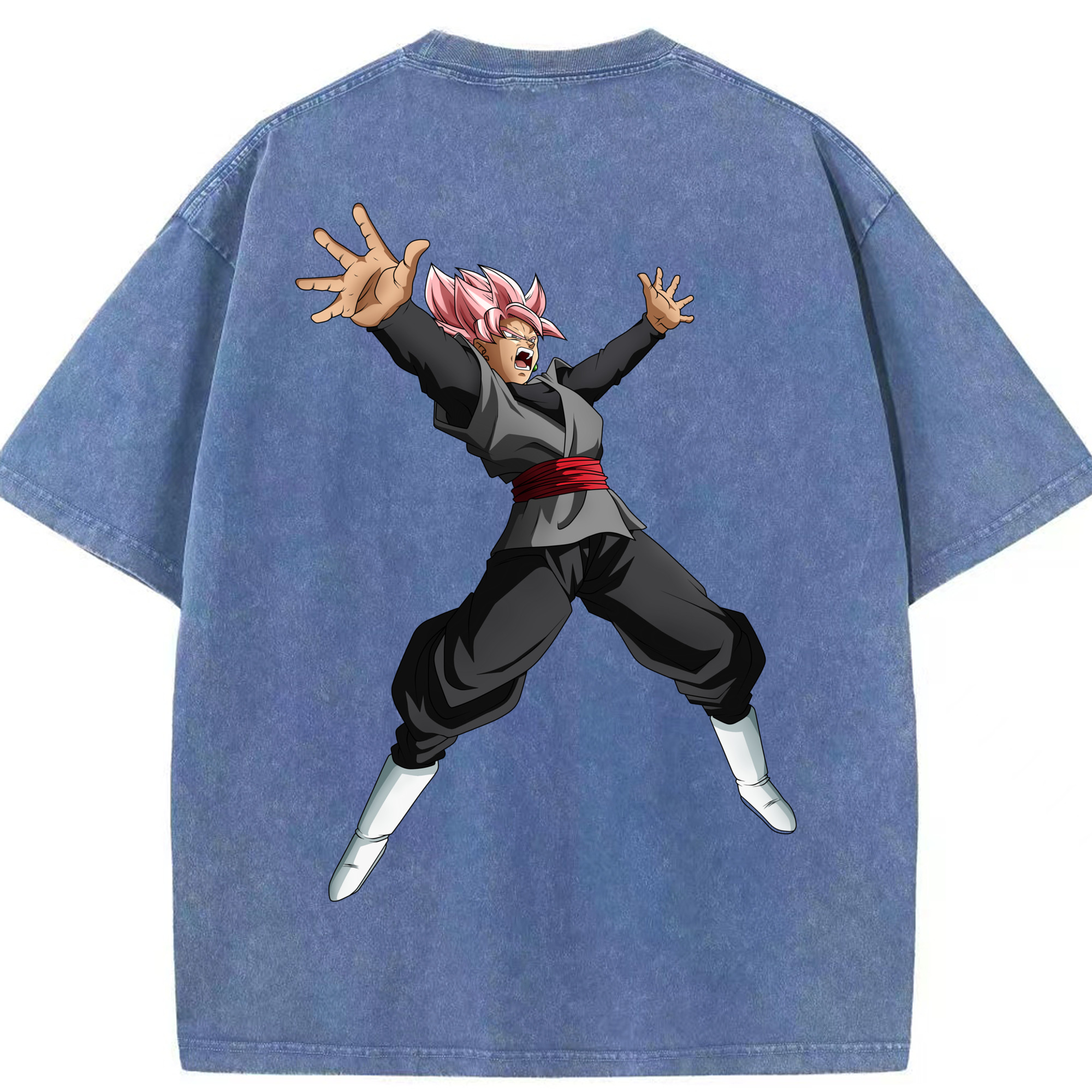 （画像用） ドラゴンボール ベジット DRAGON BALL Vegetto 綿100% ヴィンテージ風 半袖Tシャツ（背面プリント）