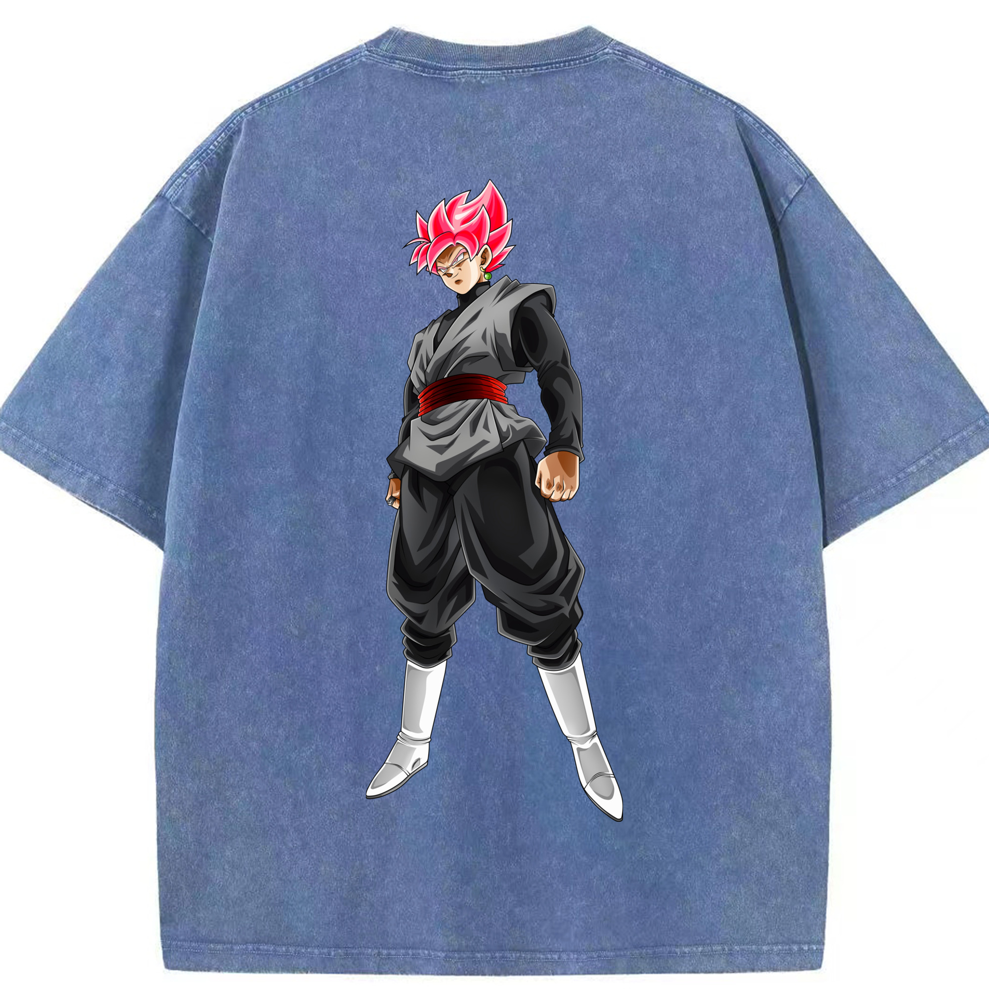（画像用） ドラゴンボール ベジット DRAGON BALL Vegetto 綿100% ヴィンテージ風 半袖Tシャツ（背面プリント）