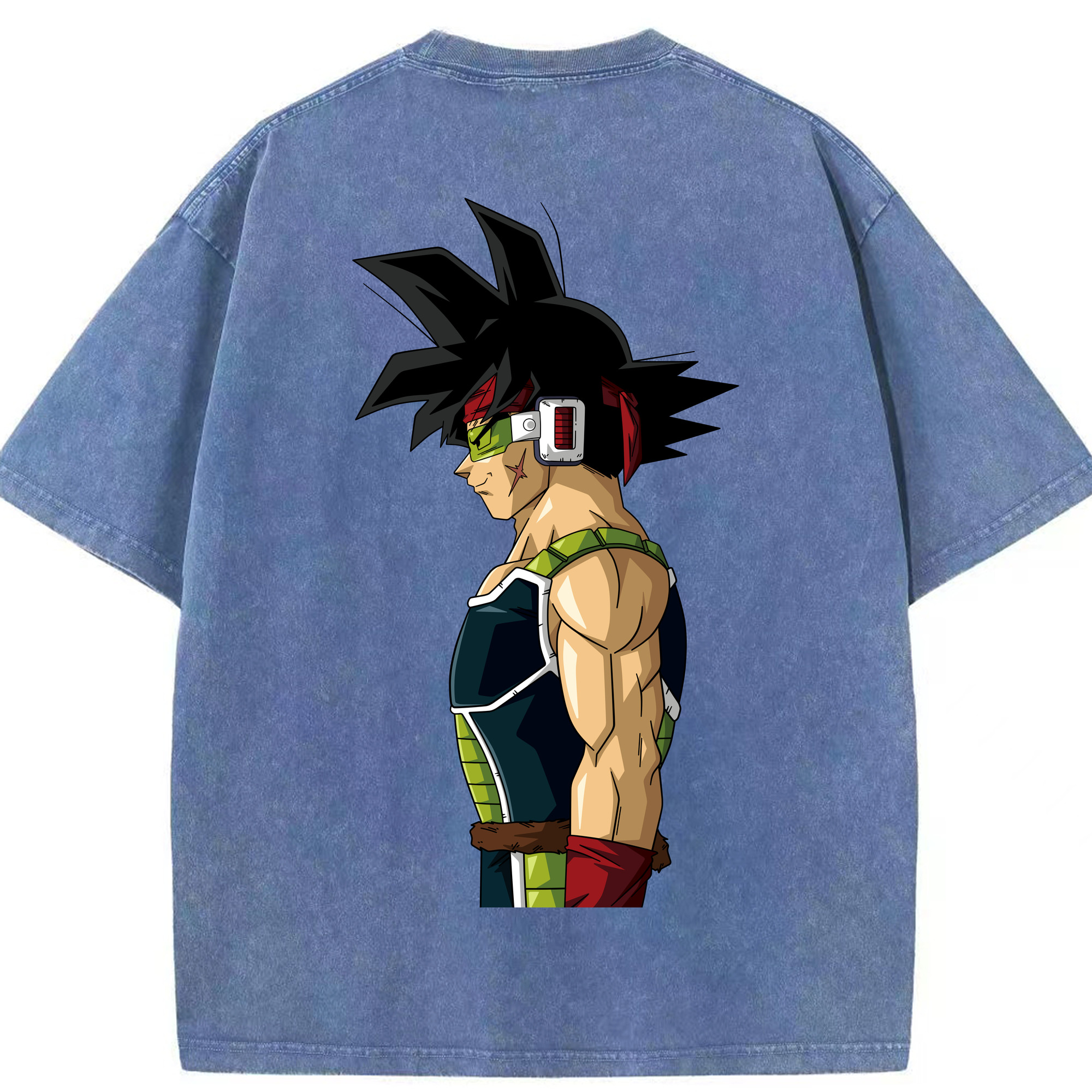 （画像用） ドラゴンボール バーダック DRAGON BALL Burdock 綿100% ヴィンテージ風 半袖Tシャツ（背面プリント）