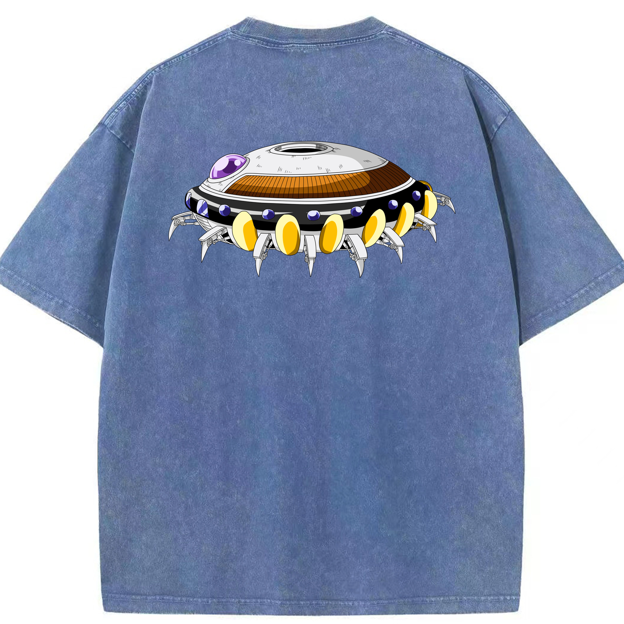（画像用） ドラゴンボール DRAGON BALL 綿100% ヴィンテージ風 半袖Tシャツ（背面プリント）
