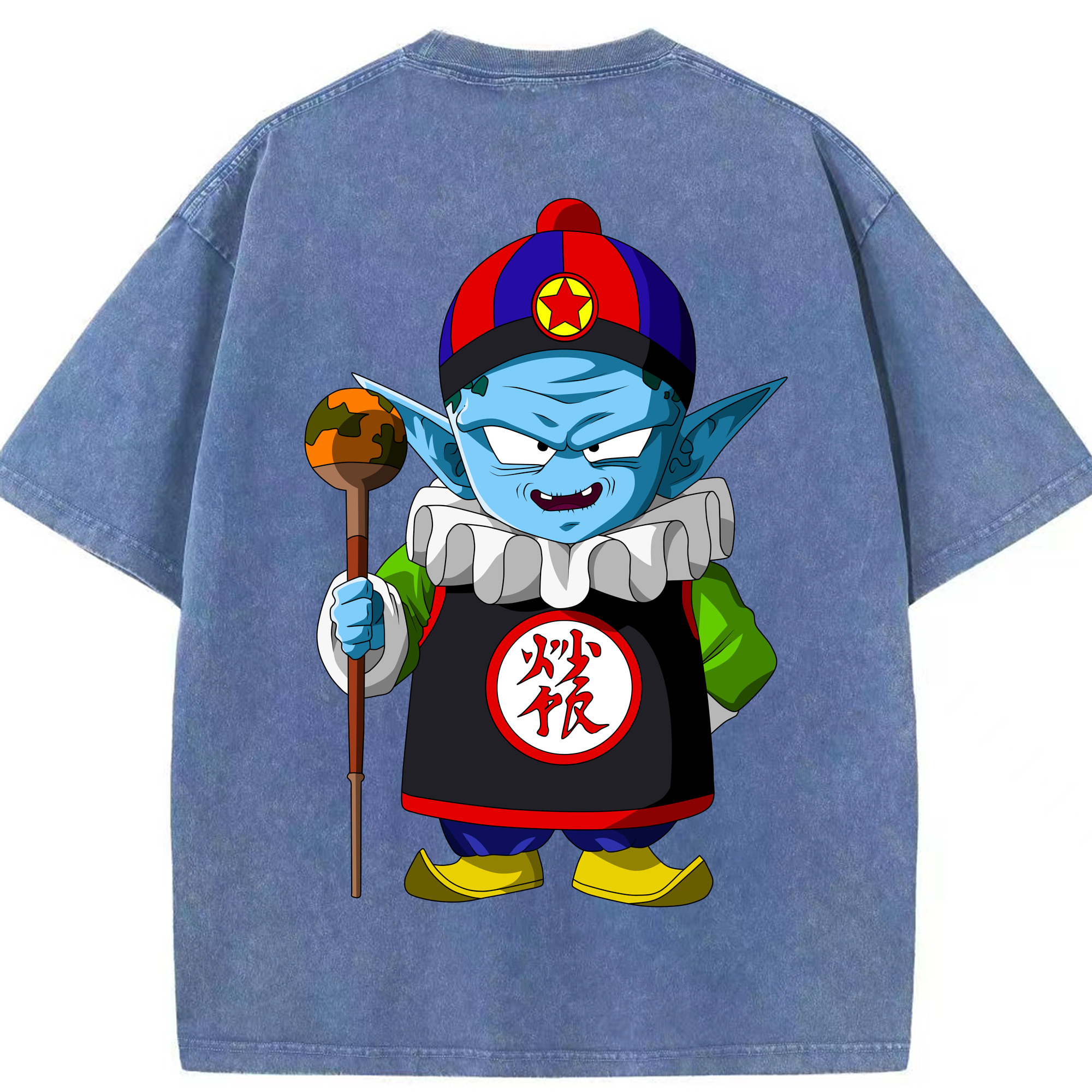 （画像用） ドラゴンボール DRAGON BALL 綿100% ヴィンテージ風 半袖Tシャツ（背面プリント）