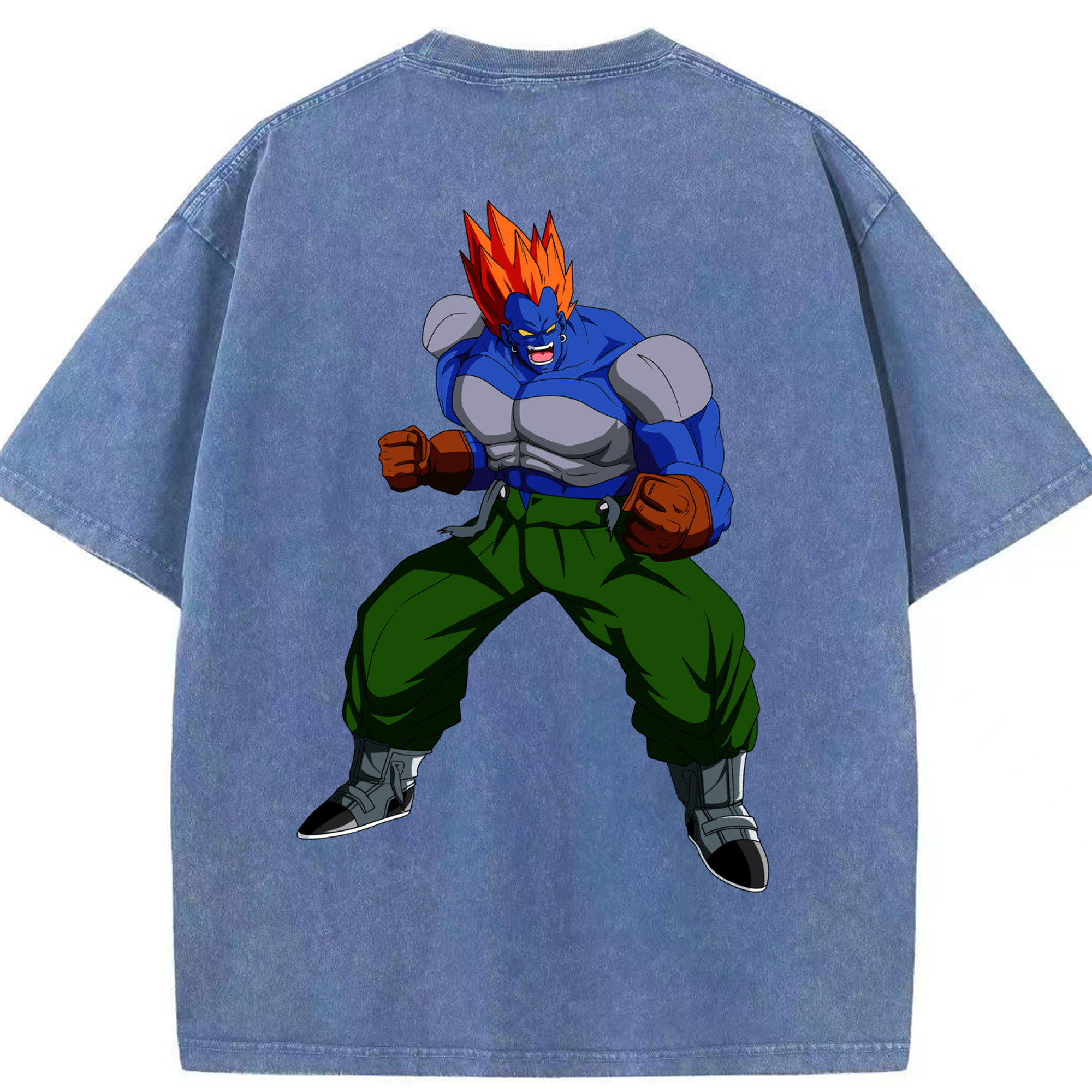 （画像用） ドラゴンボール DRAGON BALL 綿100% ヴィンテージ風 半袖Tシャツ（背面プリント）