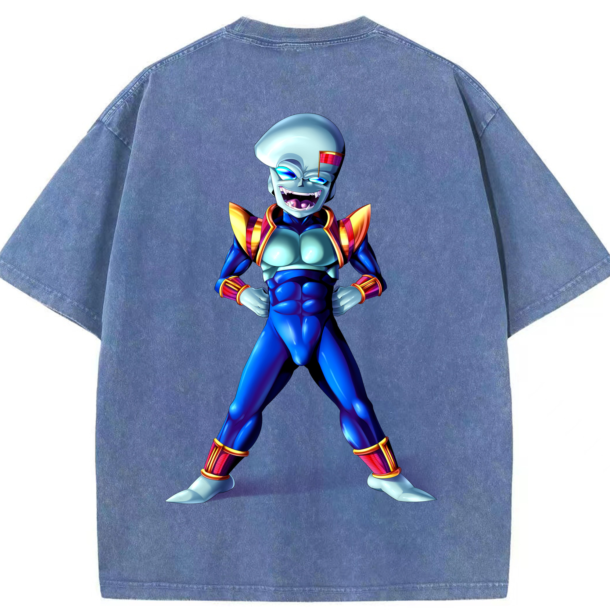 （画像用） ドラゴンボール DRAGON BALL 綿100% ヴィンテージ風 半袖Tシャツ（背面プリント）