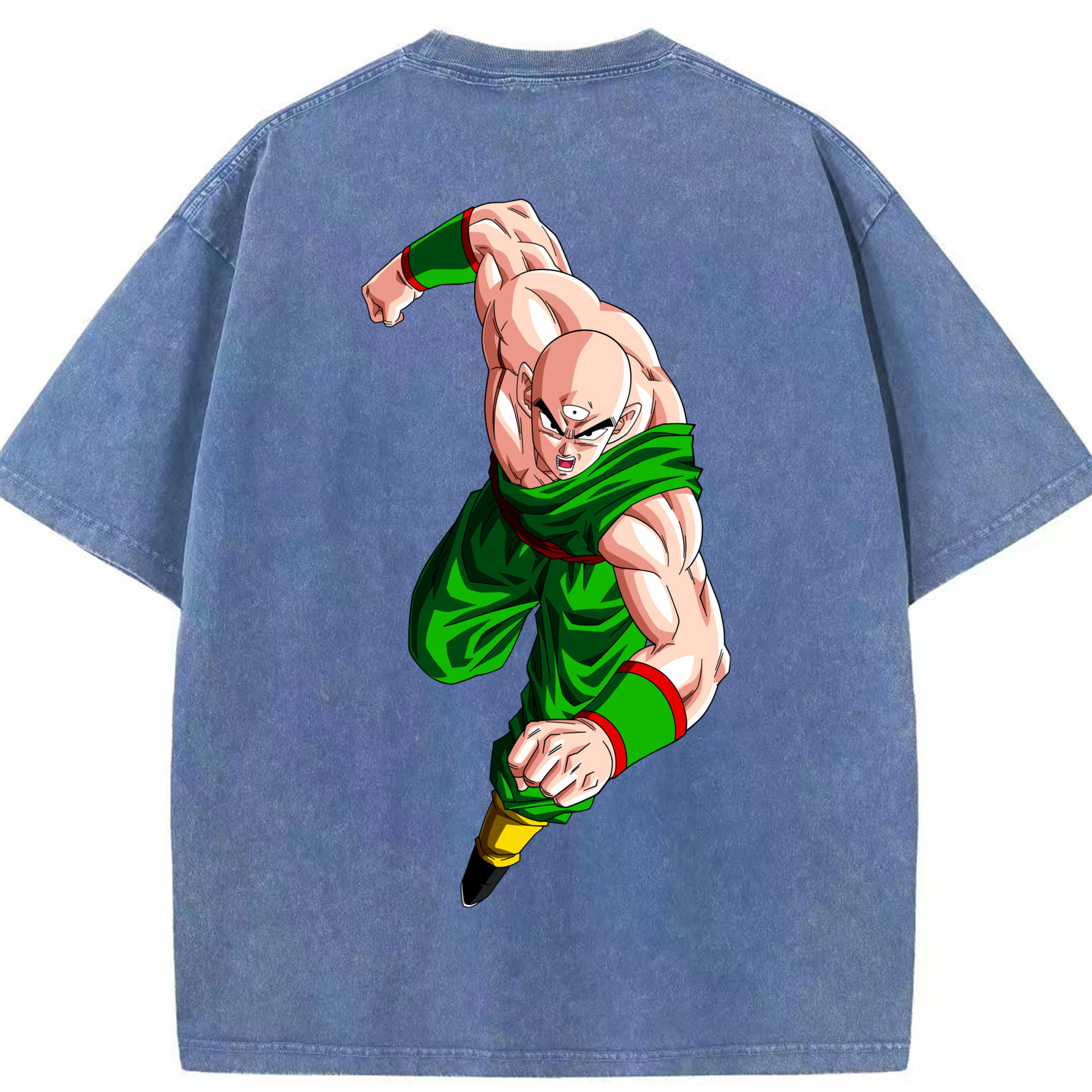 （画像用） ドラゴンボール DRAGON BALL 綿100% ヴィンテージ風 半袖Tシャツ（背面プリント）