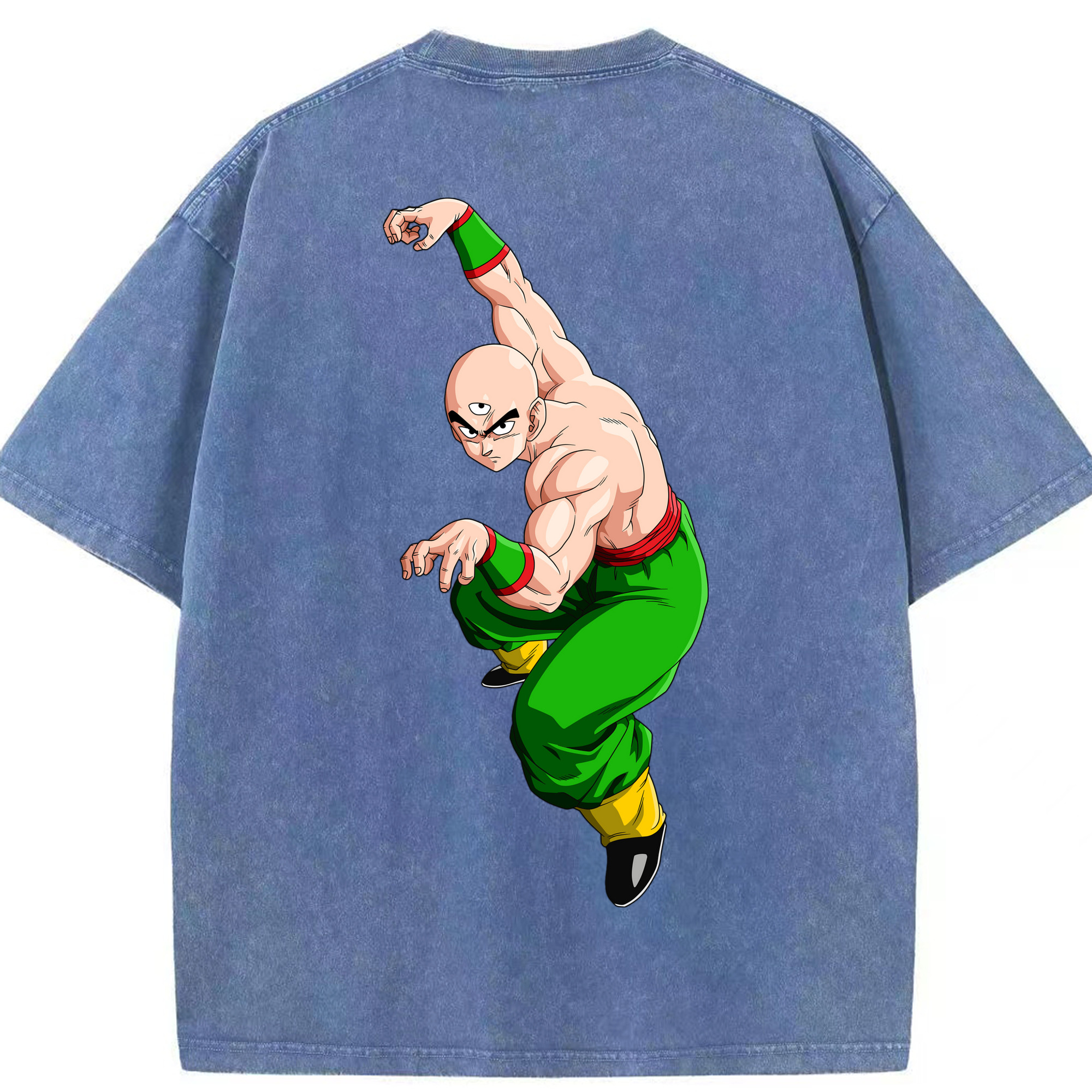 （画像用） ドラゴンボール DRAGON BALL 綿100% ヴィンテージ風 半袖Tシャツ（背面プリント）