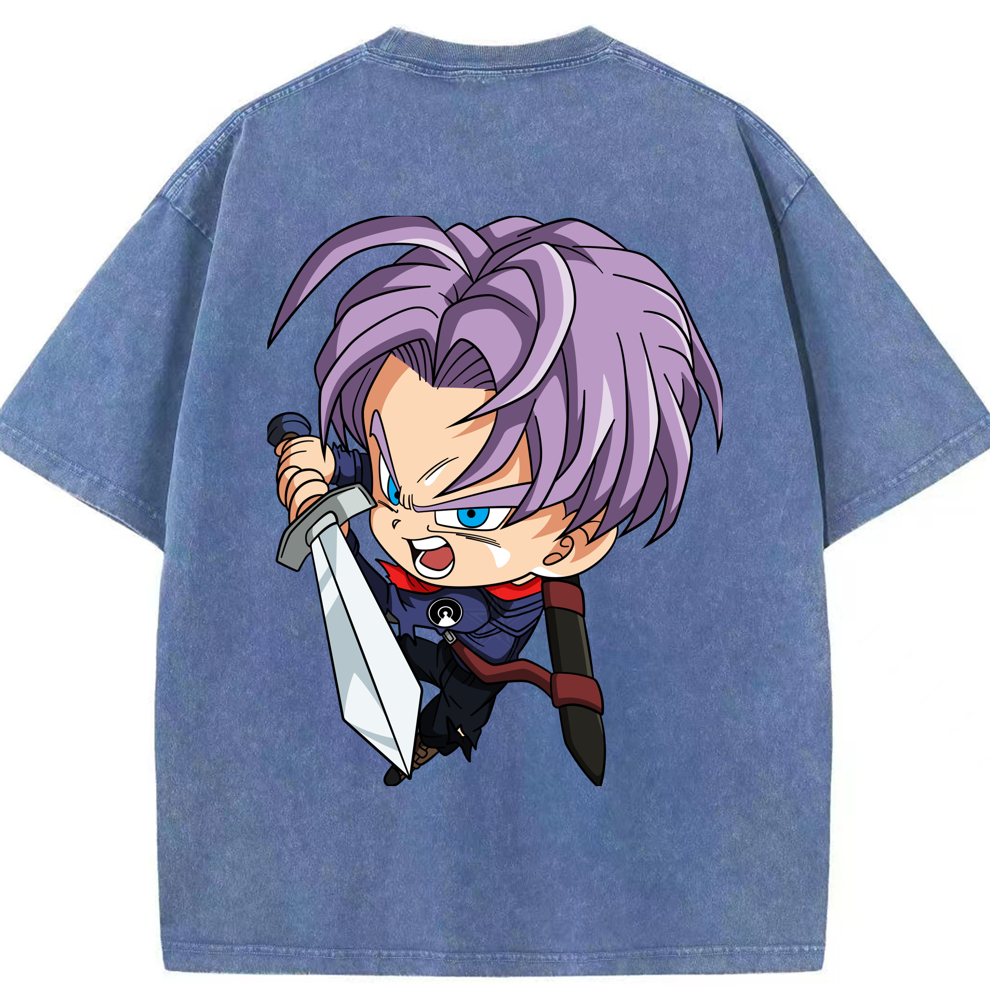 （画像用） ドラゴンボール DRAGON BALL 綿100% ヴィンテージ風 半袖Tシャツ（背面プリント）