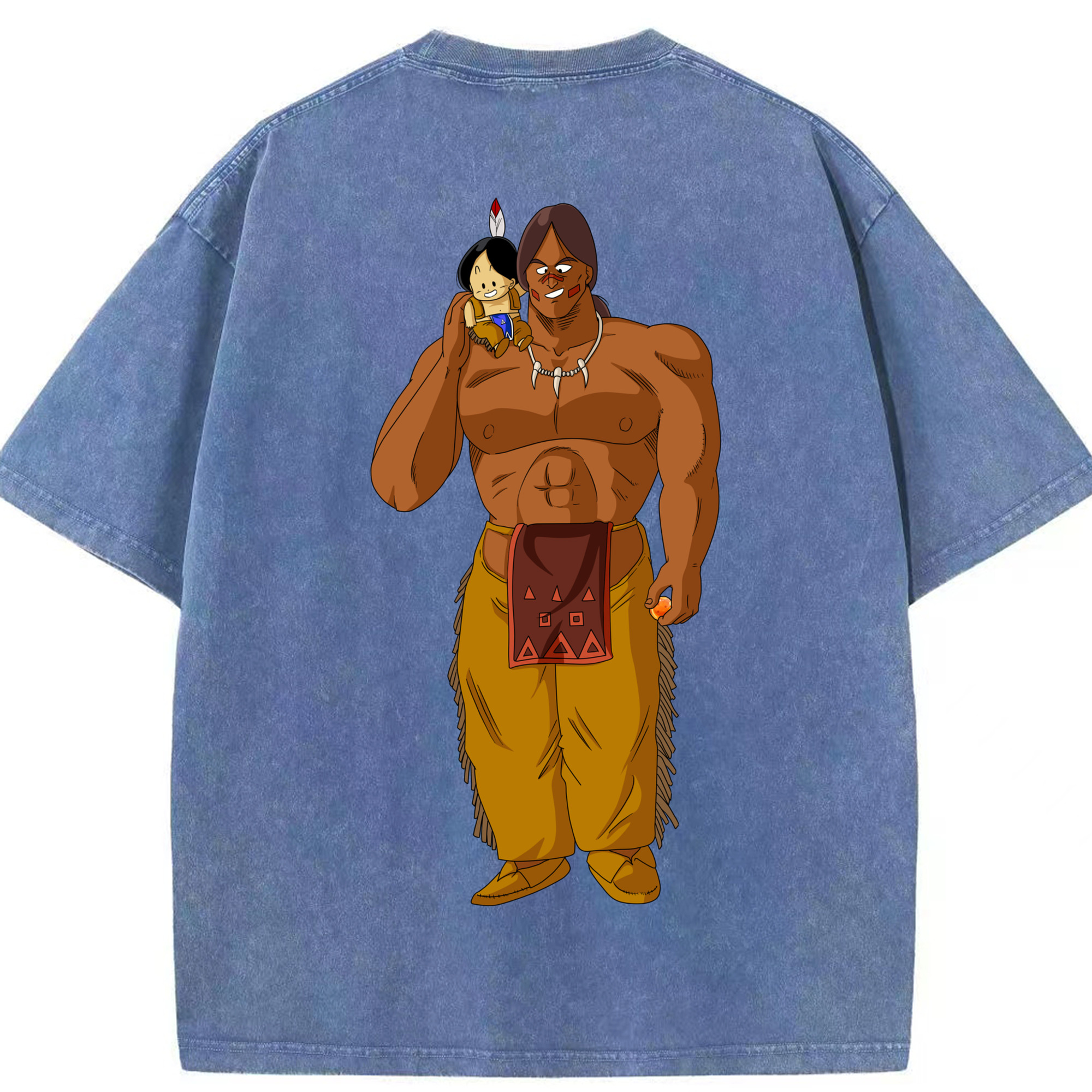 （画像用） ドラゴンボール DRAGON BALL 綿100% ヴィンテージ風 半袖Tシャツ（背面プリント）