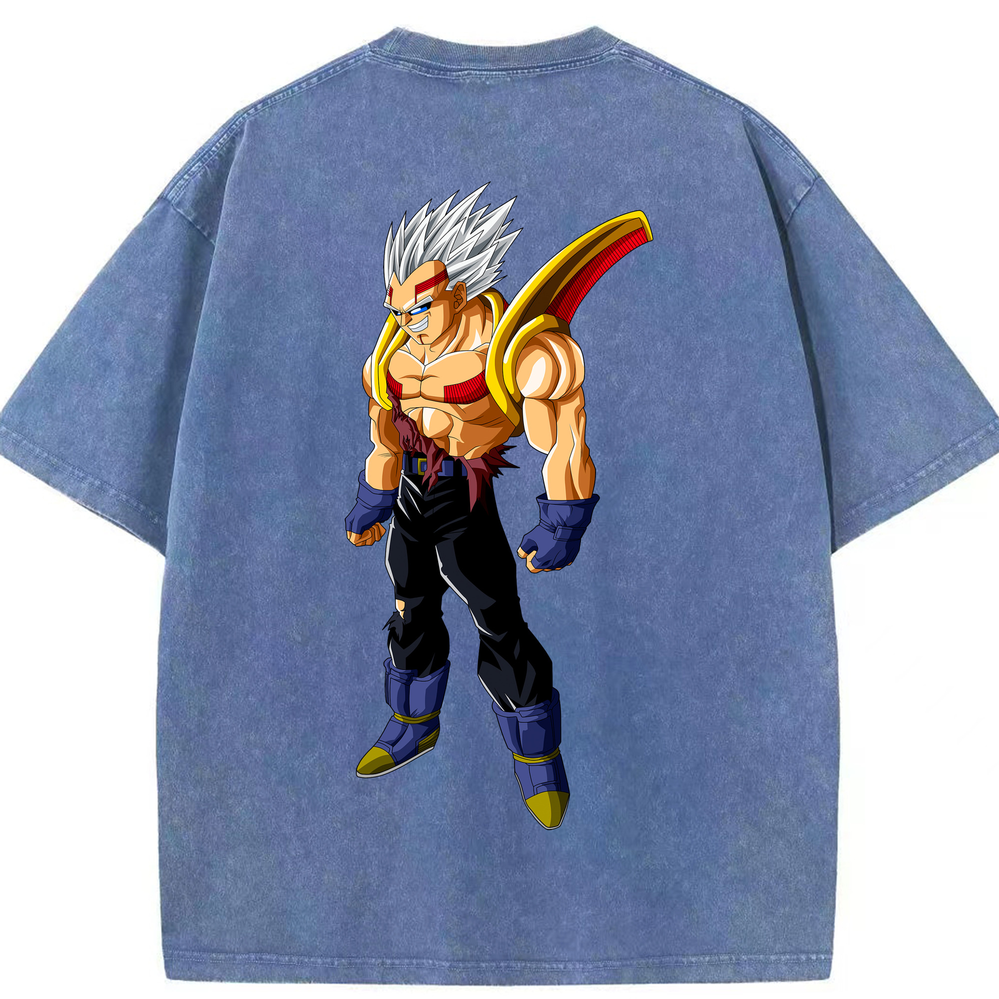 （画像用） ドラゴンボール DRAGON BALL 綿100% ヴィンテージ風 半袖Tシャツ（背面プリント）