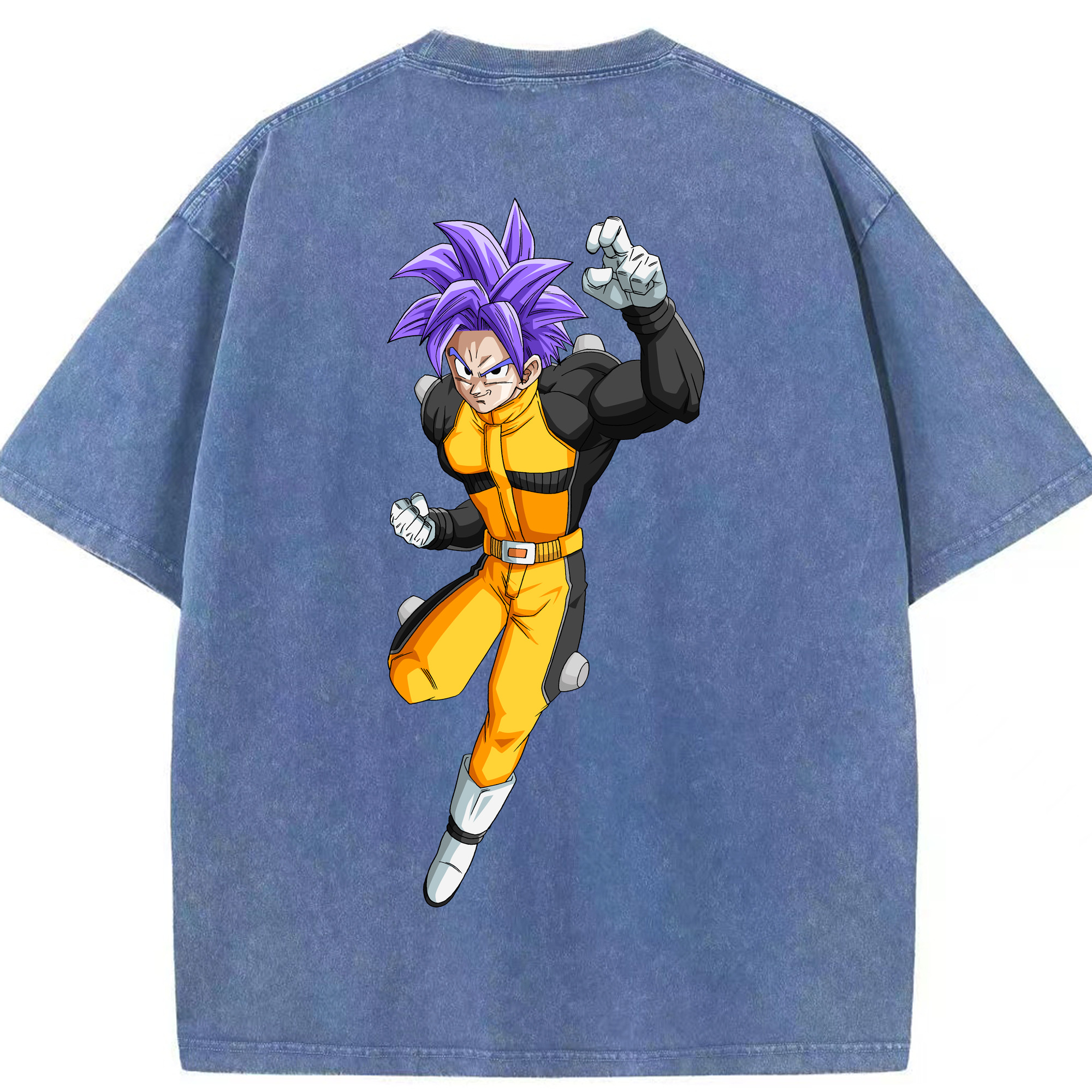 （画像用） ドラゴンボール DRAGON BALL 綿100% ヴィンテージ風 半袖Tシャツ（背面プリント）