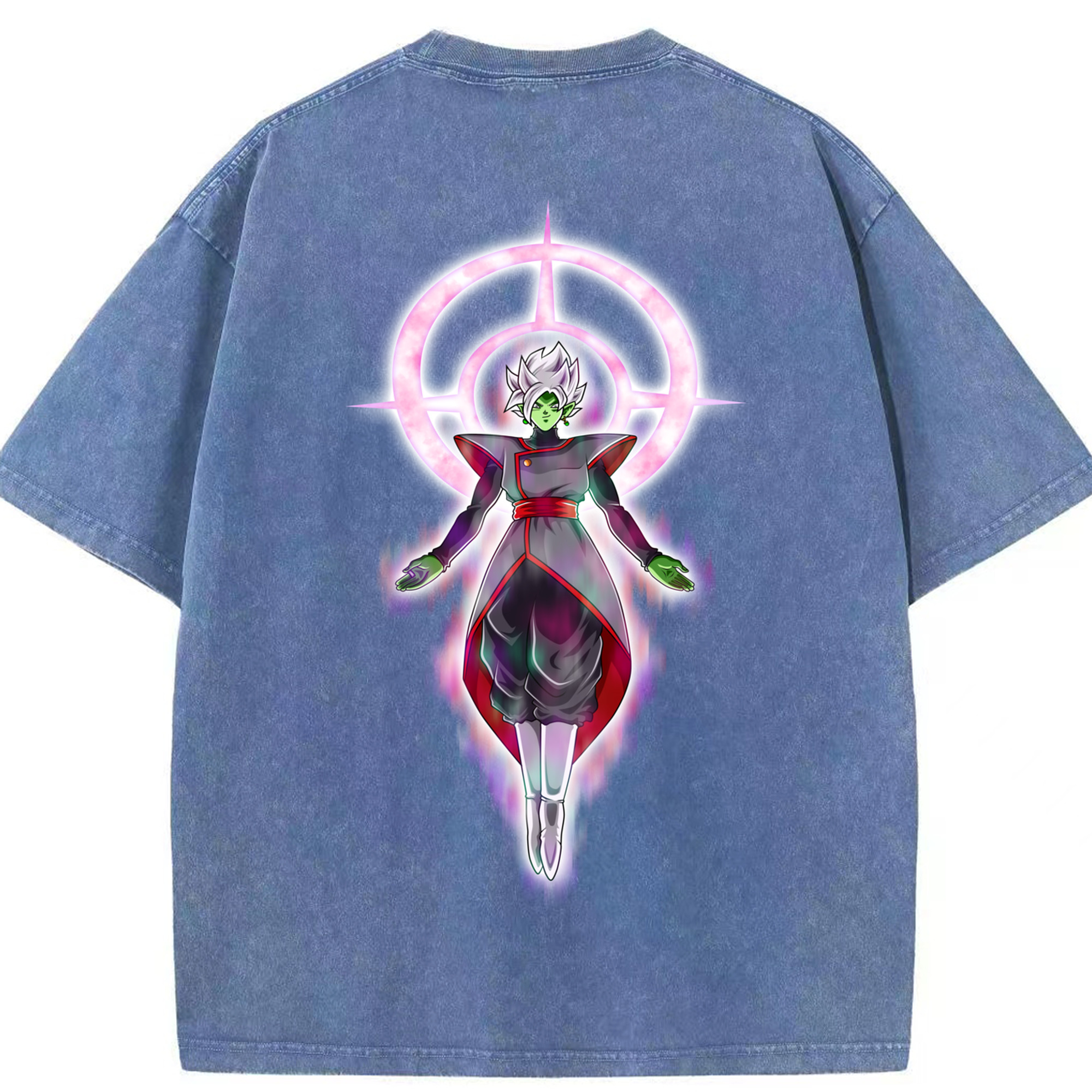 （画像用） ドラゴンボール DRAGON BALL 綿100% ヴィンテージ風 半袖Tシャツ（背面プリント）