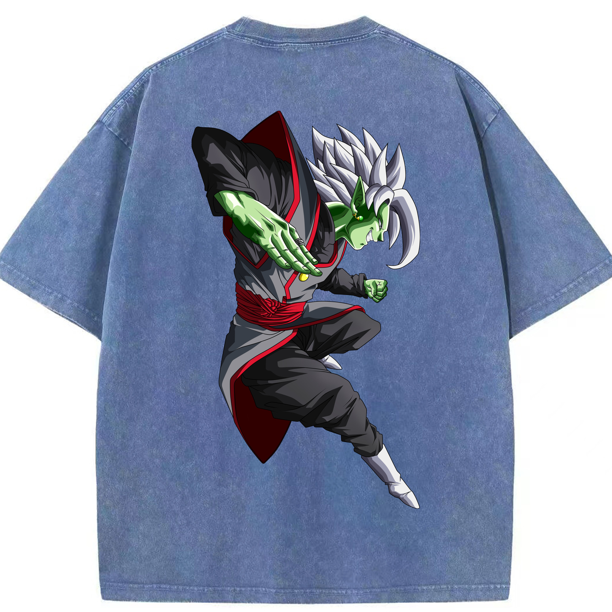 （画像用） ドラゴンボール ベジット DRAGON BALL Vegetto 綿100% ヴィンテージ風 半袖Tシャツ（背面プリント）