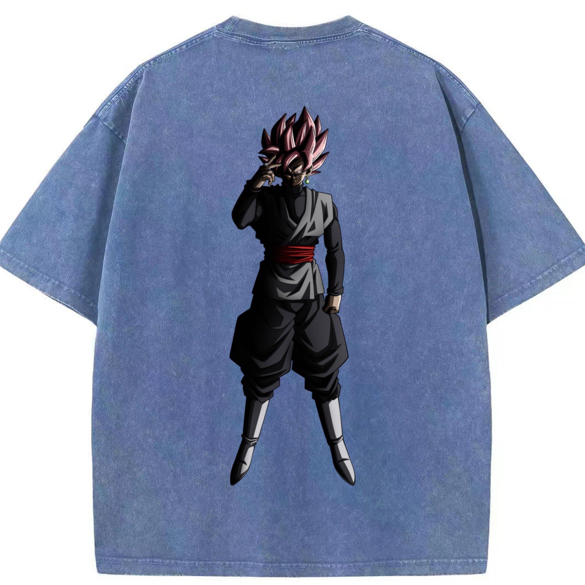 （画像用） ドラゴンボール ベジット DRAGON BALL Vegetto 綿100% ヴィンテージ風 半袖Tシャツ（背面プリント）
