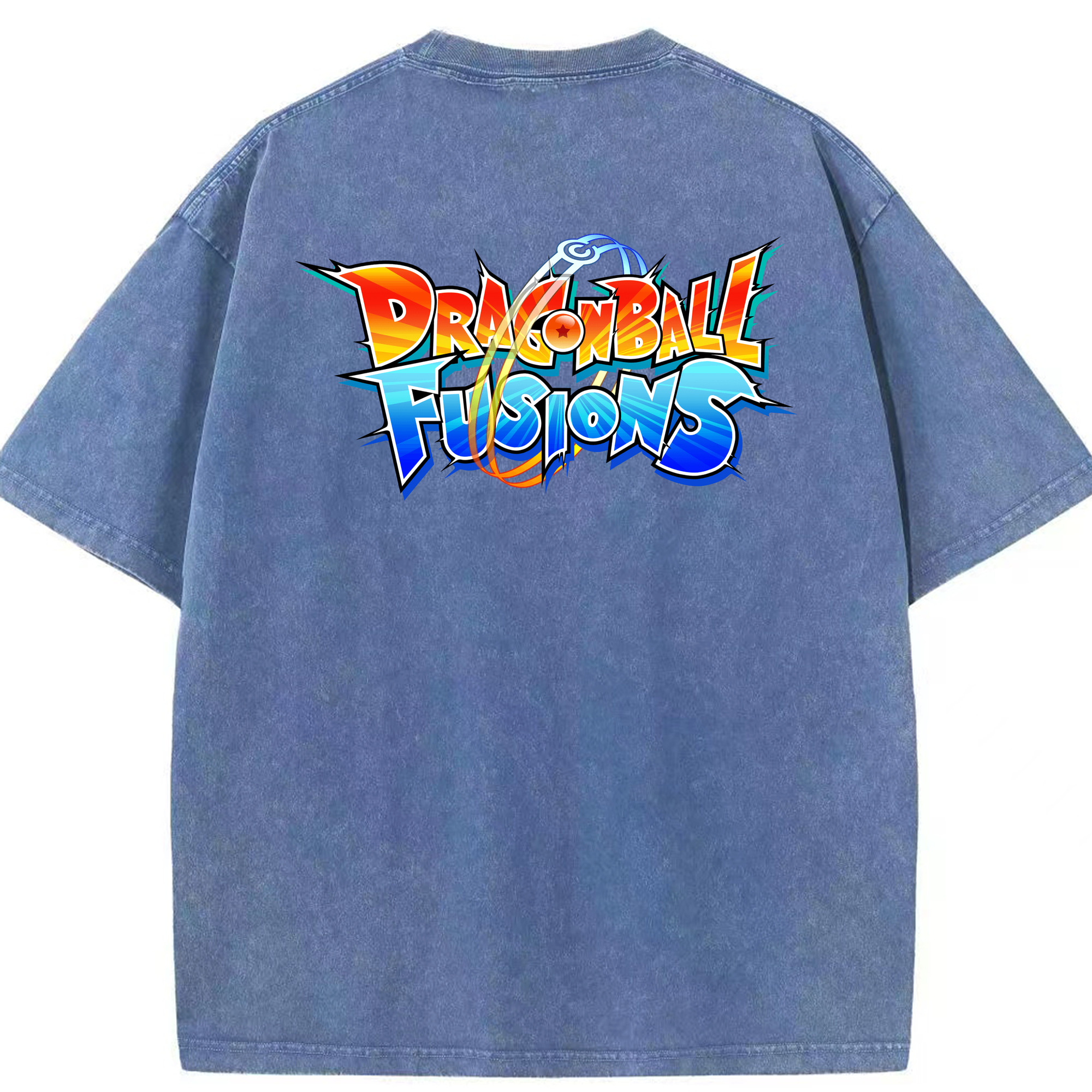 （画像用） ドラゴンボール DRAGON BALL 綿100% ヴィンテージ風 半袖Tシャツ（背面プリント）