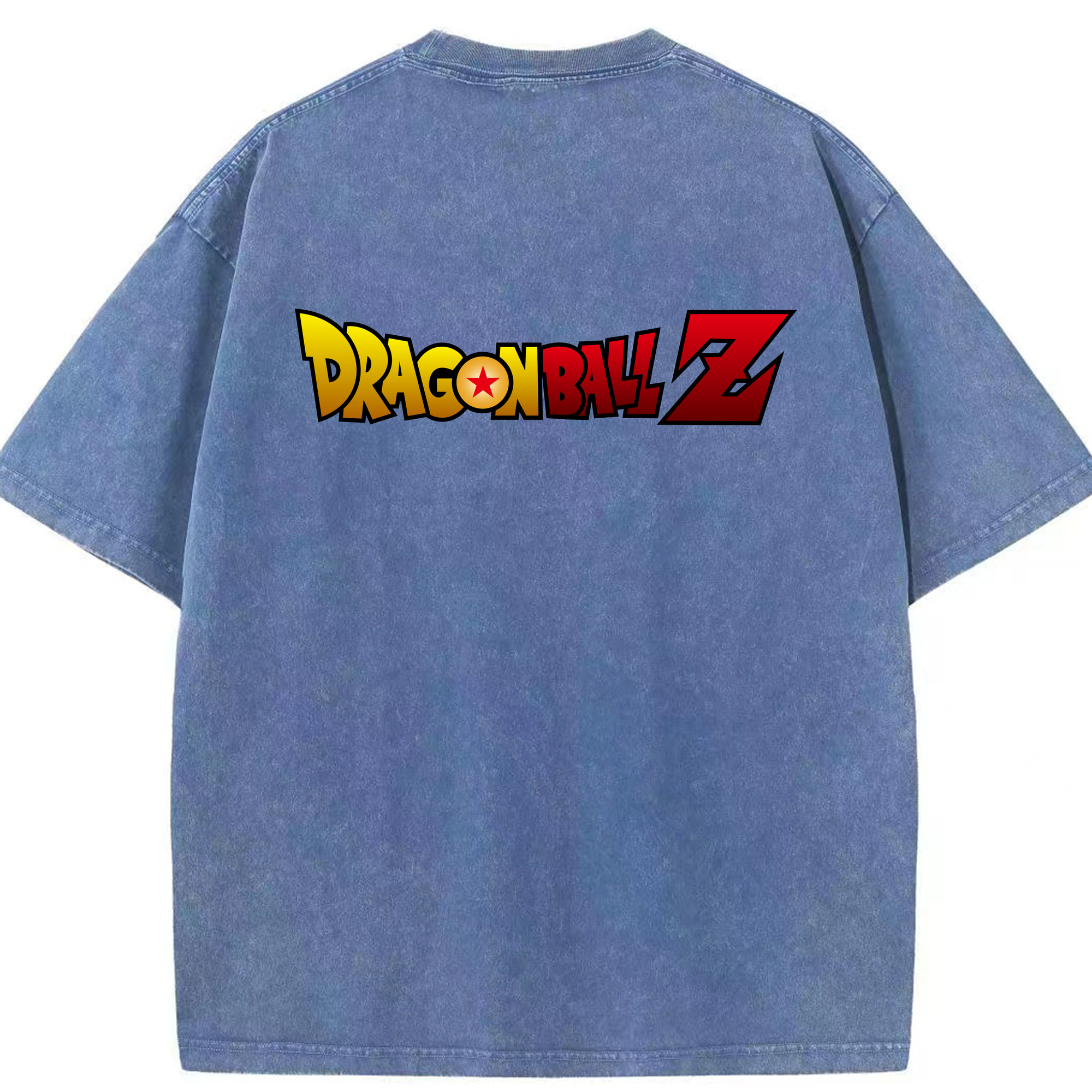 （画像用） ドラゴンボール DRAGON BALL 綿100% ヴィンテージ風 半袖Tシャツ（背面プリント）
