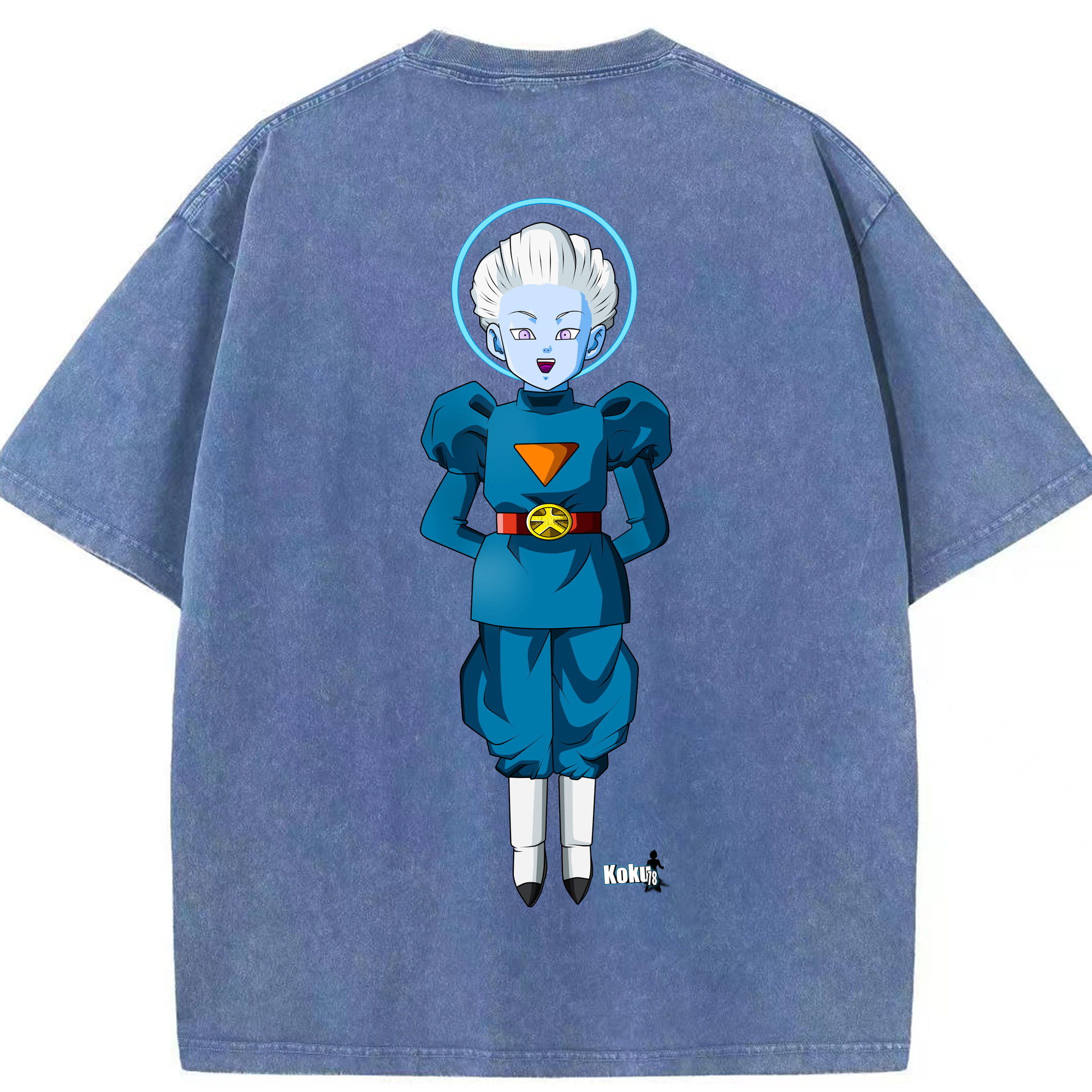 （画像用） ドラゴンボール DRAGON BALL 綿100% ヴィンテージ風 半袖Tシャツ（背面プリント）