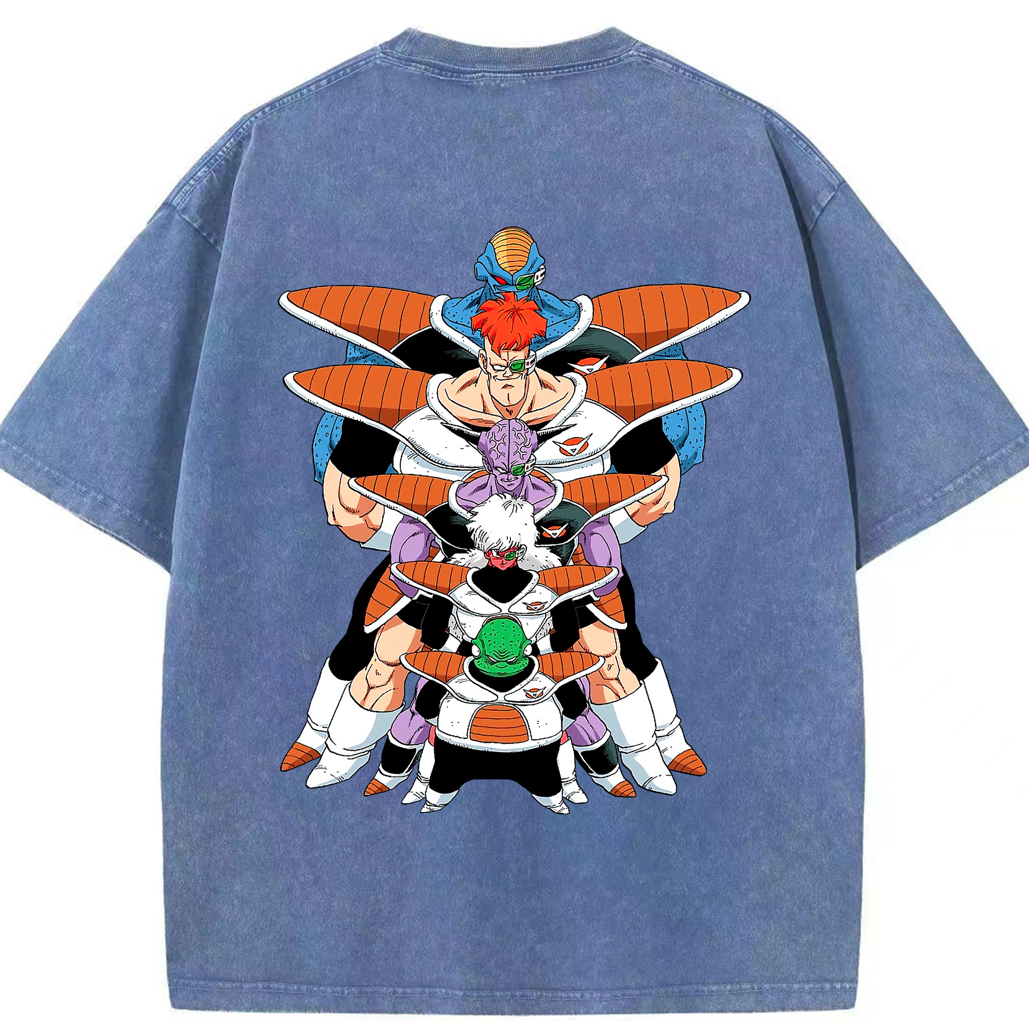 （画像用） ドラゴンボール DRAGON BALL 綿100% ヴィンテージ風 半袖Tシャツ（背面プリント）
