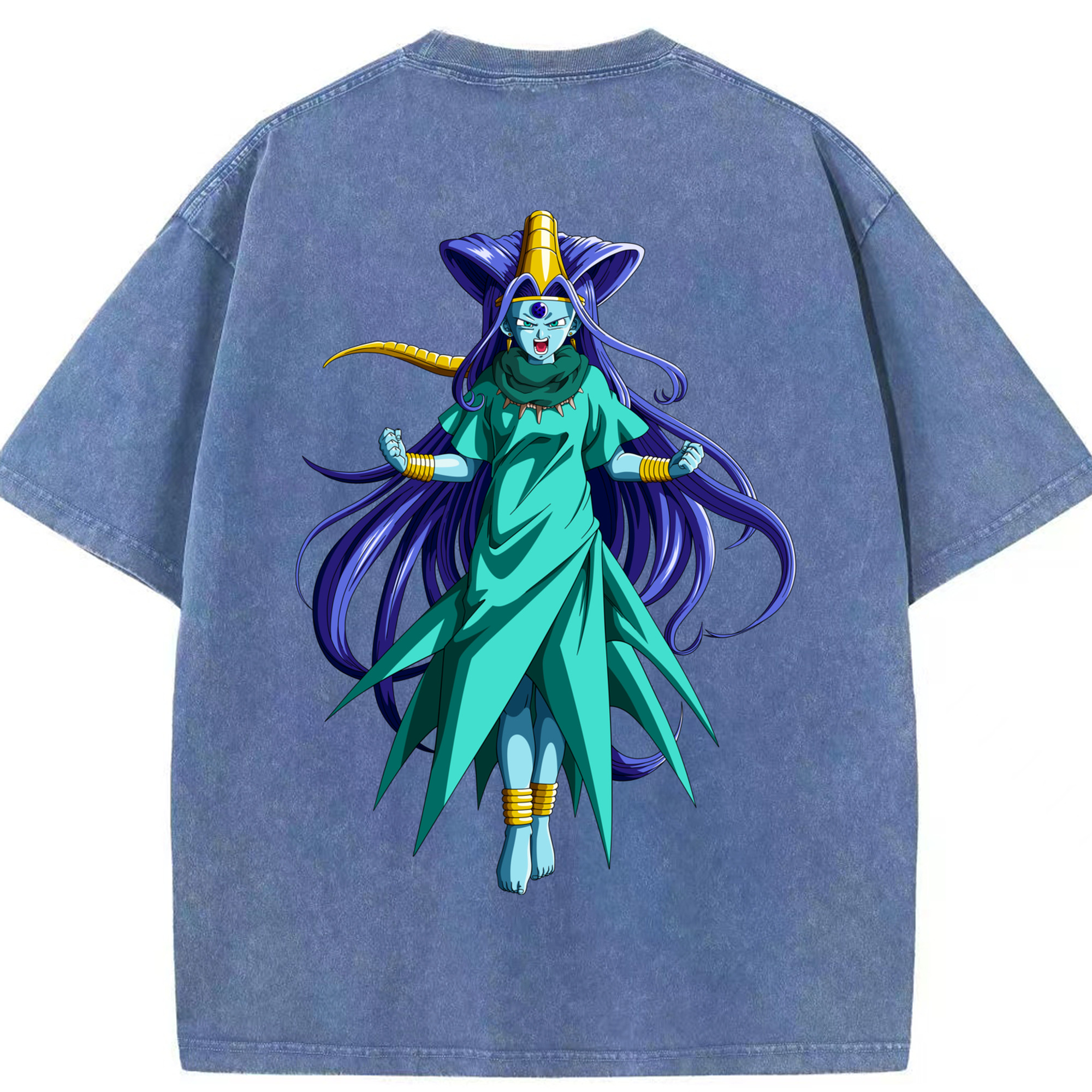 （画像用） ドラゴンボール DRAGON BALL 綿100% ヴィンテージ風 半袖Tシャツ（背面プリント）