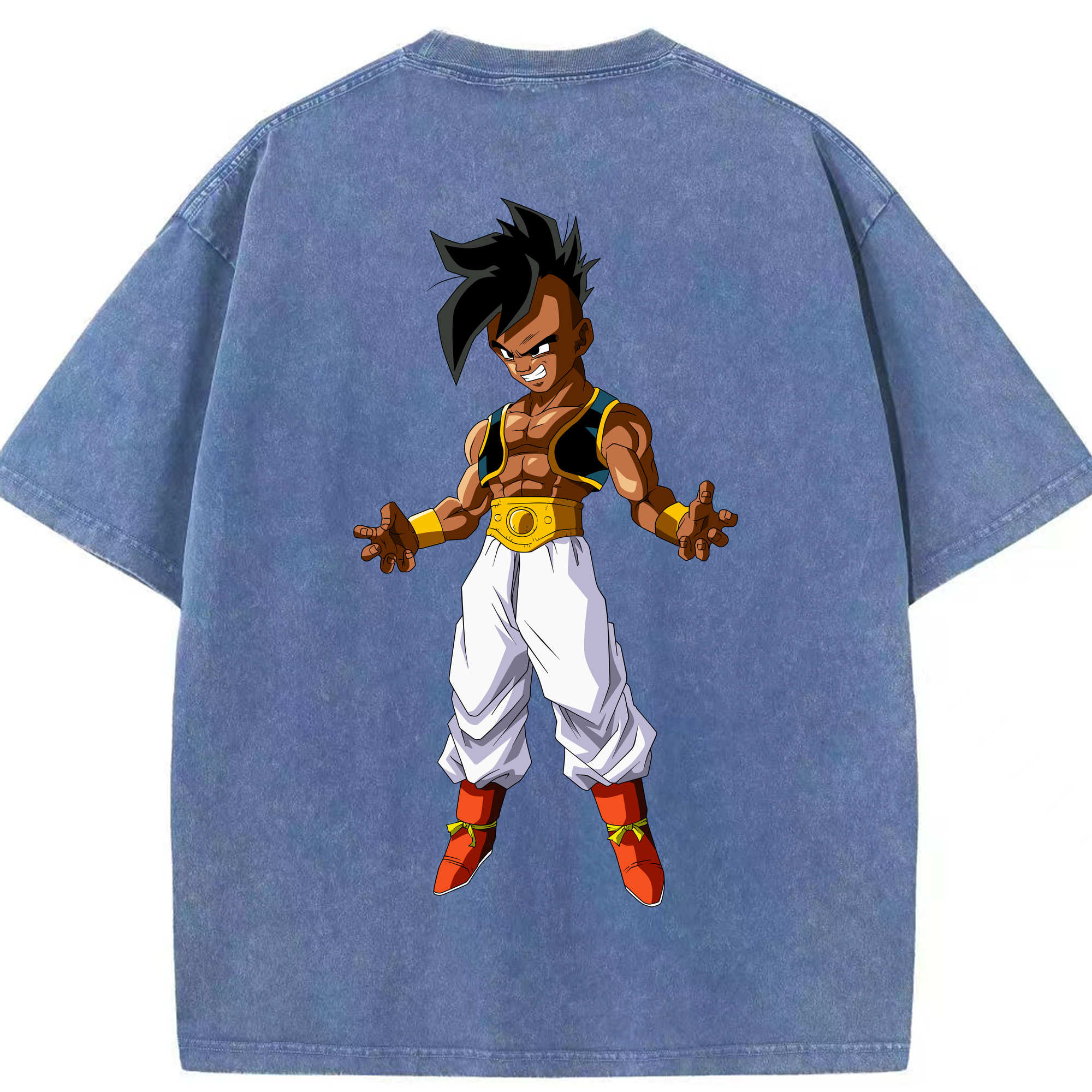 （画像用） ドラゴンボール DRAGON BALL 綿100% ヴィンテージ風 半袖Tシャツ（背面プリント）