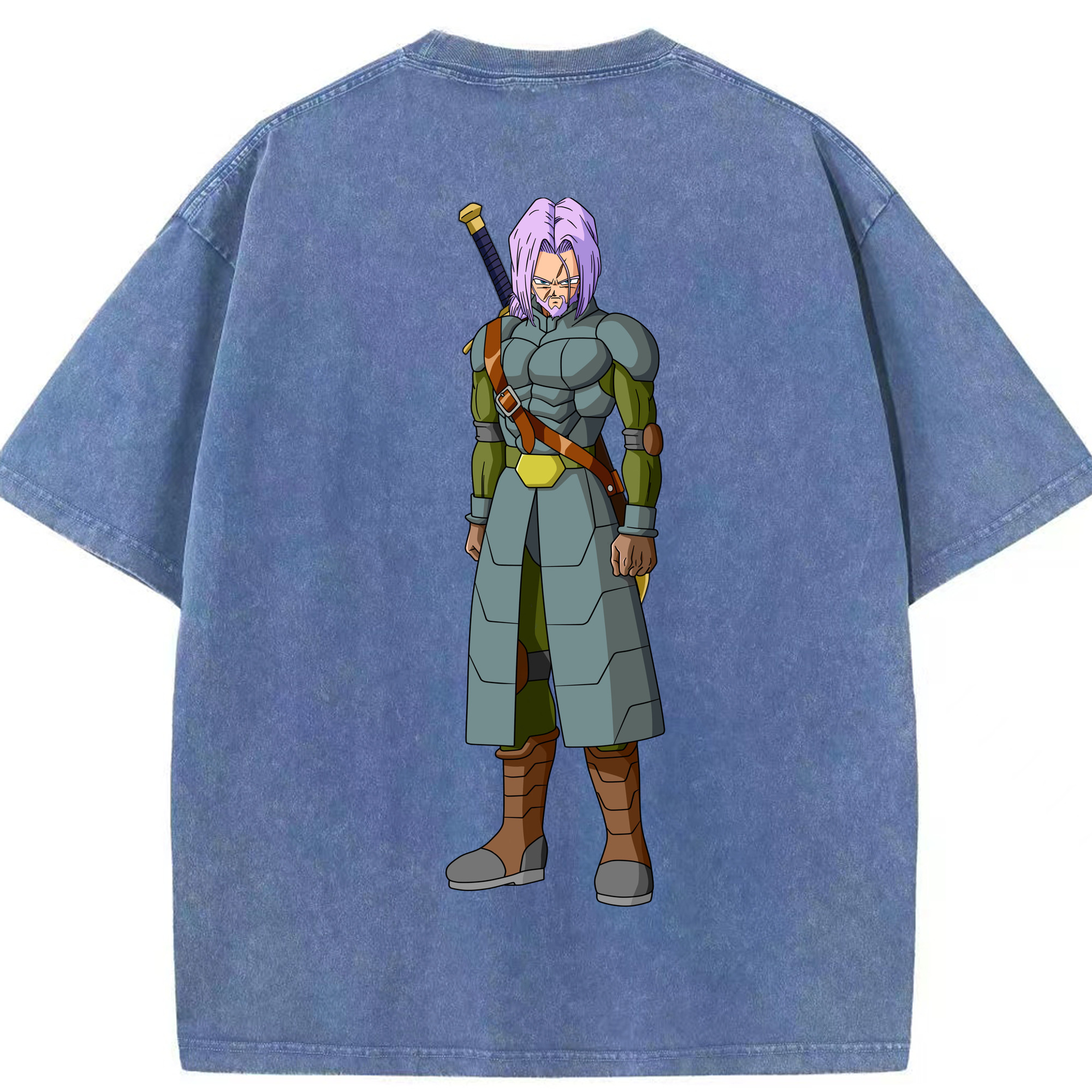 （画像用） ドラゴンボール DRAGON BALL 綿100% ヴィンテージ風 半袖Tシャツ（背面プリント）