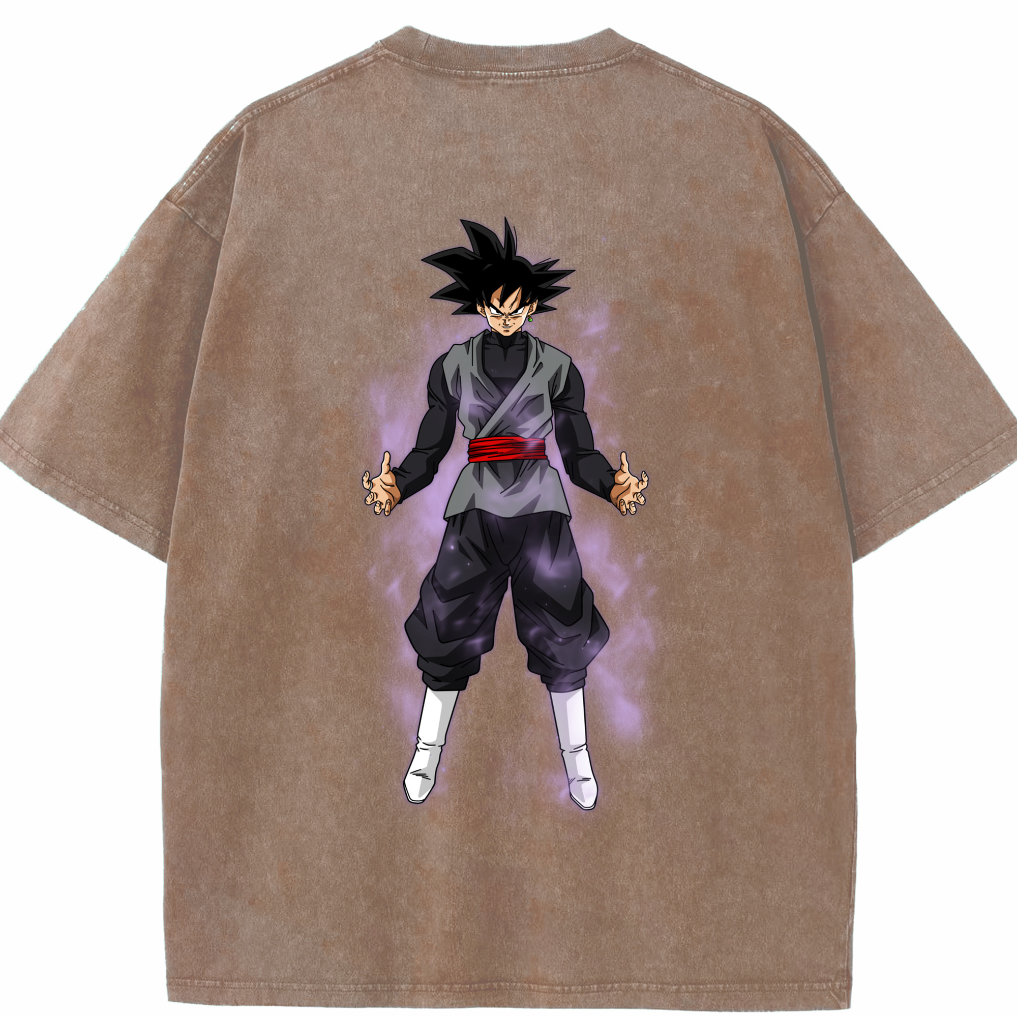 （画像用） ドラゴンボール ベジータ四世（Bejīta Yonsei）DRAGON BALL Vegeta IV 綿100% ヴィンテージ風 半袖Tシャツ（背面プリント）