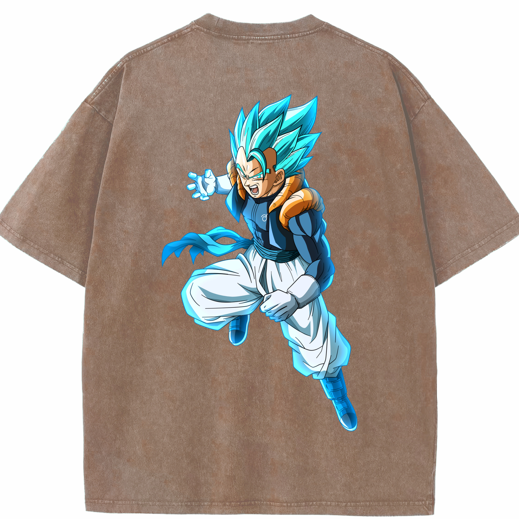 （画像用） ドラゴンボール ベジータ四世（Bejīta Yonsei）DRAGON BALL Vegeta IV 綿100% ヴィンテージ風 半袖Tシャツ（背面プリント）