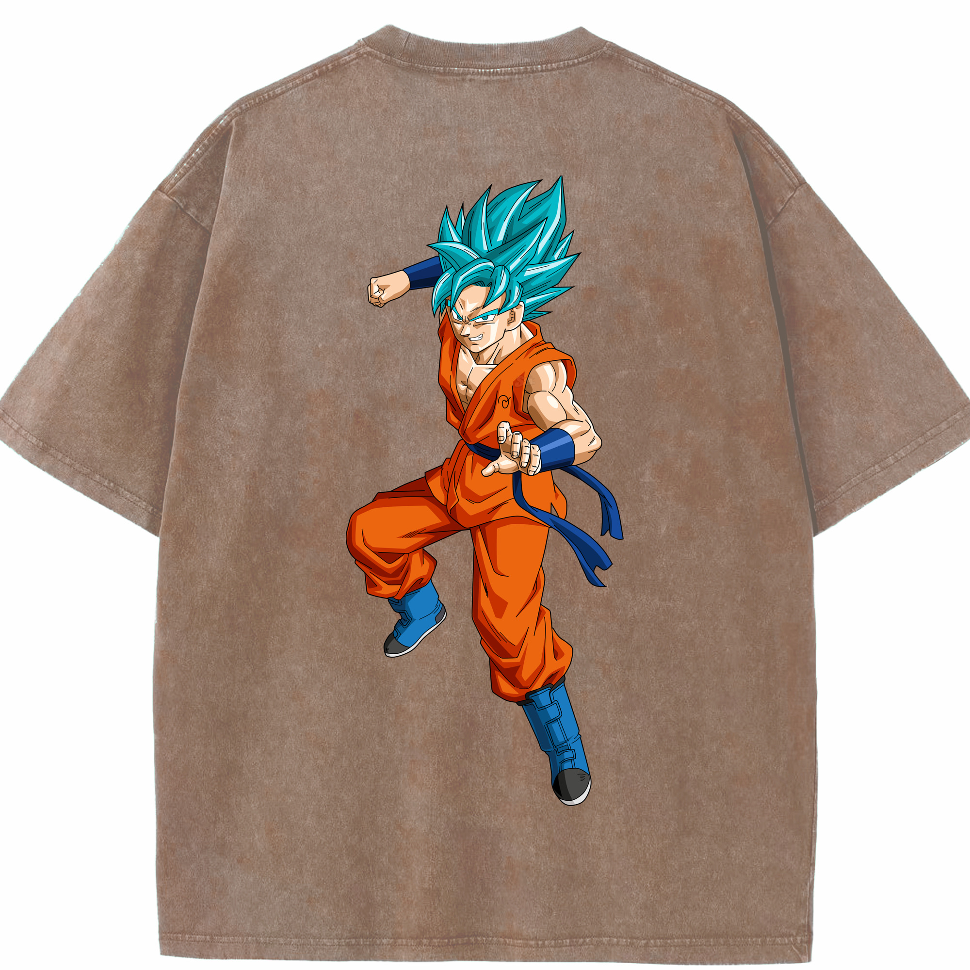 （画像用） ドラゴンボール ベジット DRAGON BALL Vegetto 綿100% ヴィンテージ風 半袖Tシャツ（背面プリント）