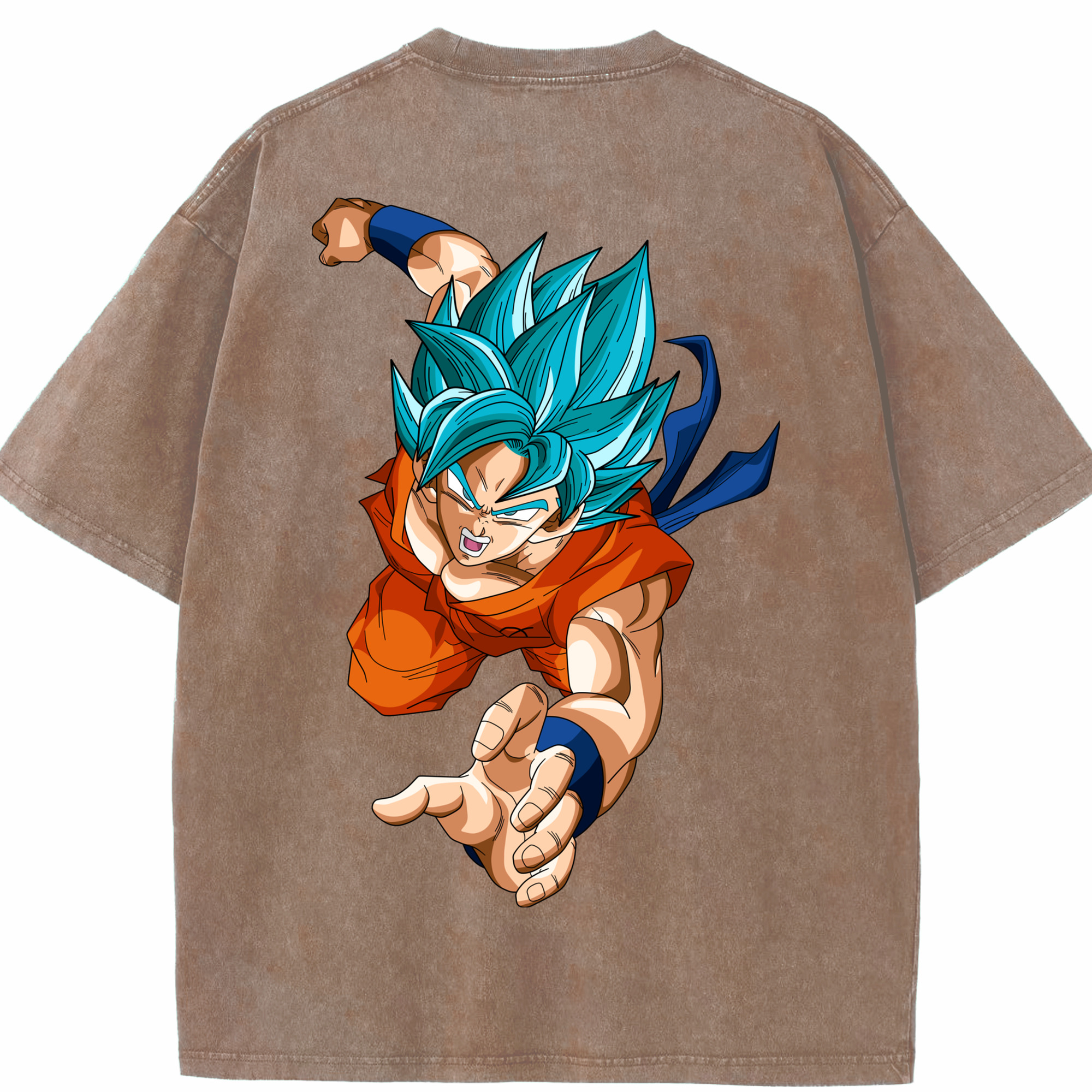 （画像用） ドラゴンボール ベジット DRAGON BALL Vegetto 綿100% ヴィンテージ風 半袖Tシャツ（背面プリント）