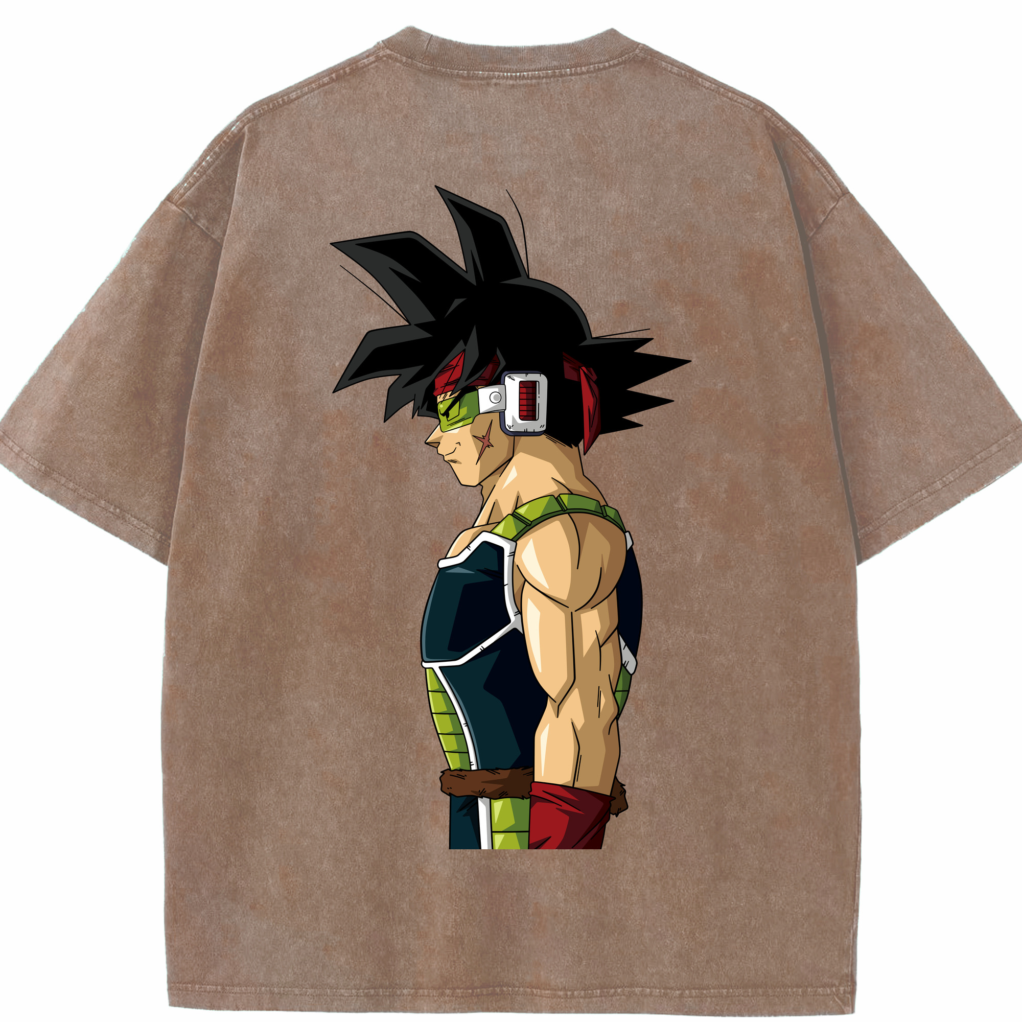 （画像用） ドラゴンボール バーダック DRAGON BALL Burdock 綿100% ヴィンテージ風 半袖Tシャツ（背面プリント）