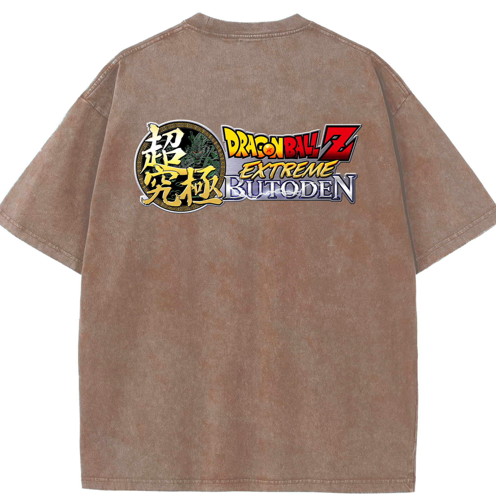 （画像用） ドラゴンボール DRAGON BALL 綿100% ヴィンテージ風 半袖Tシャツ（背面プリント）