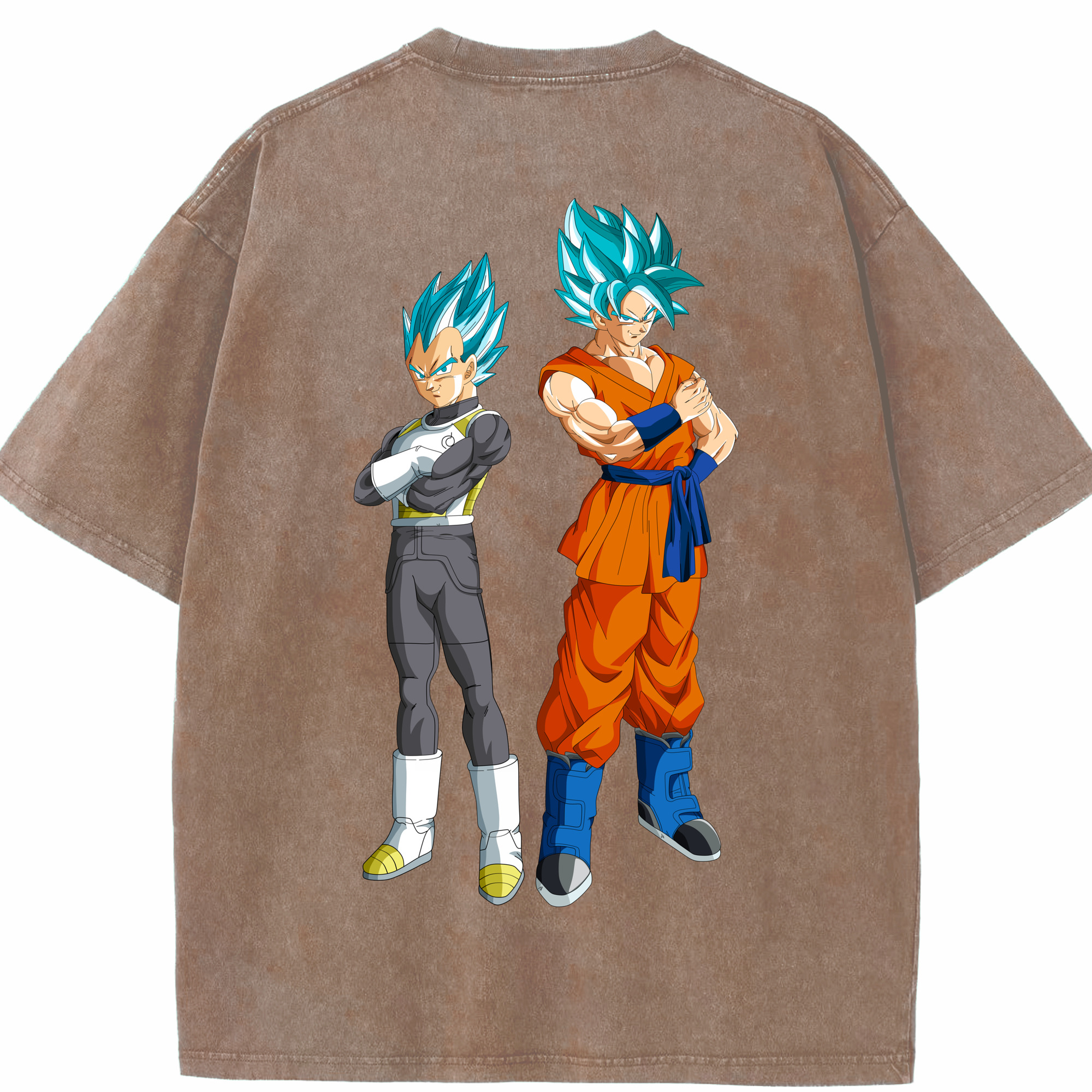 （画像用） ドラゴンボール DRAGON BALL 綿100% ヴィンテージ風 半袖Tシャツ（背面プリント）