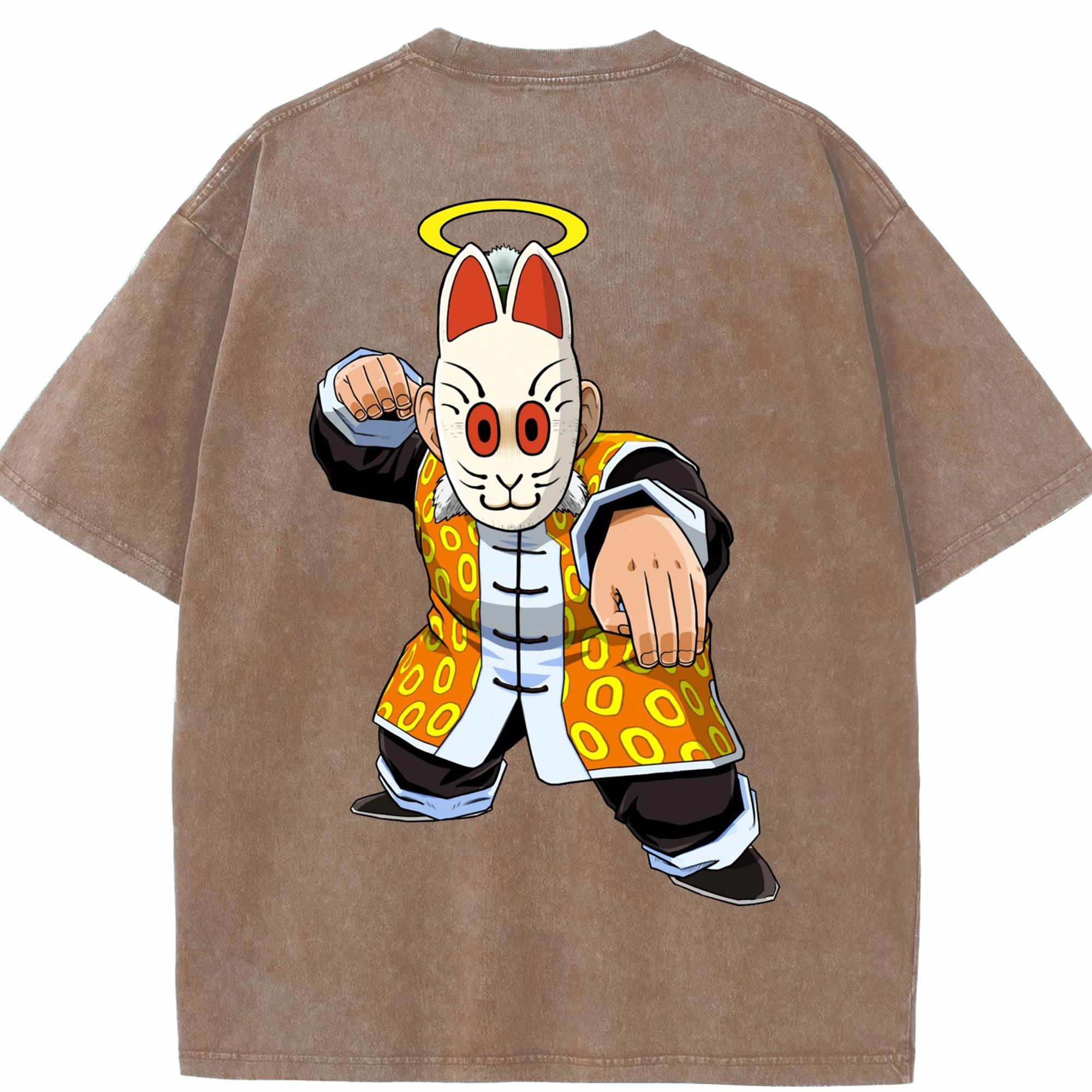 （画像用） ドラゴンボール DRAGON BALL 綿100% ヴィンテージ風 半袖Tシャツ（背面プリント）