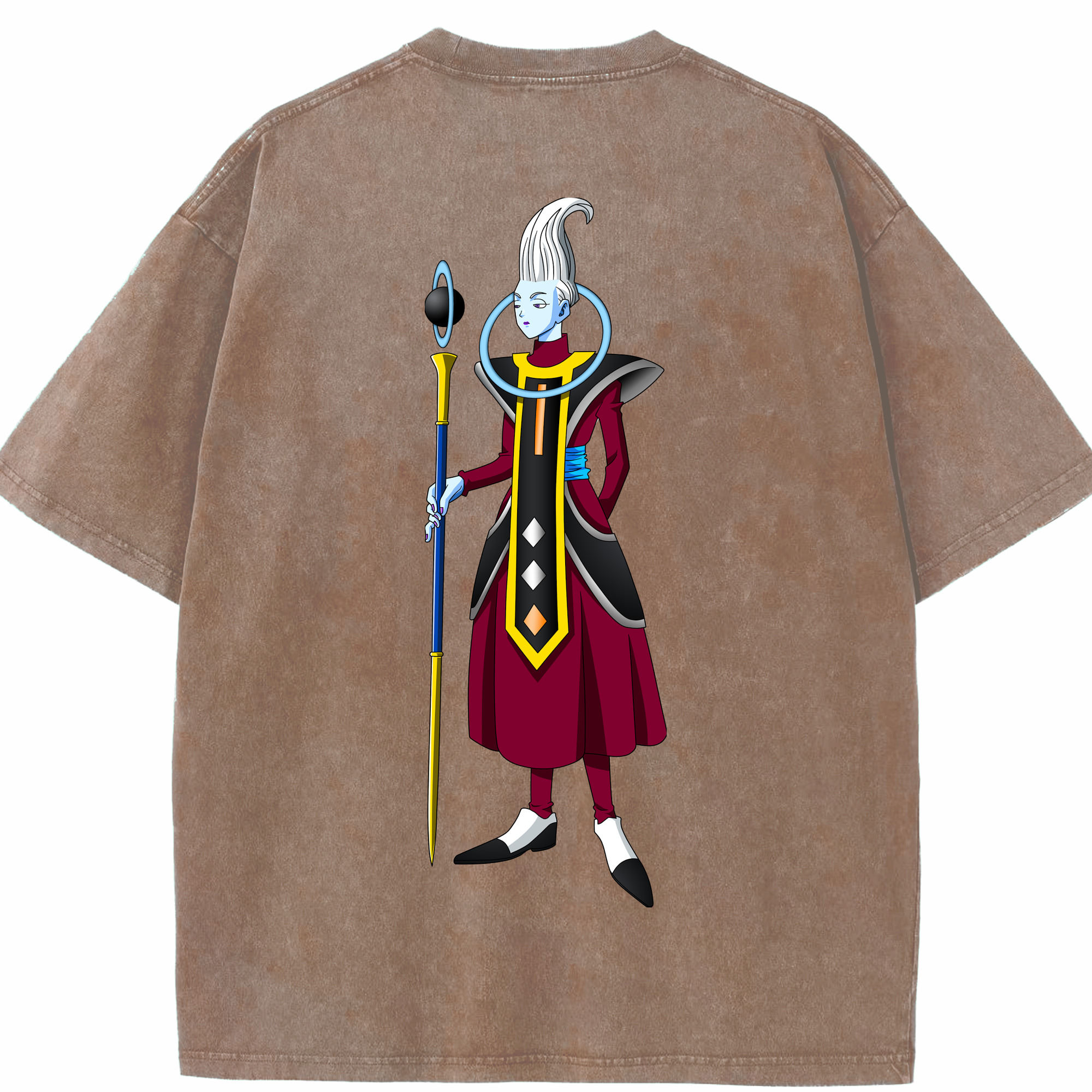 （画像用） ドラゴンボール DRAGON BALL 綿100% ヴィンテージ風 半袖Tシャツ（背面プリント）