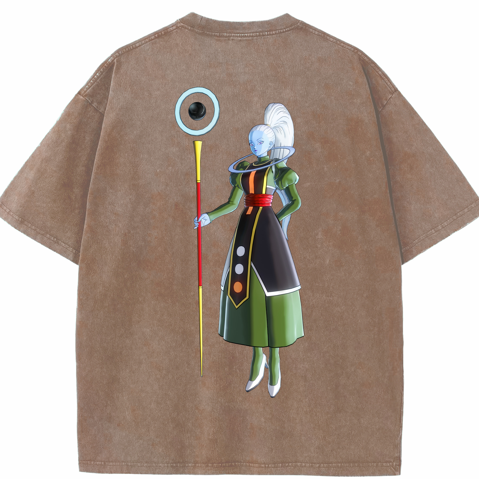 （画像用） ドラゴンボール DRAGON BALL 綿100% ヴィンテージ風 半袖Tシャツ（背面プリント）