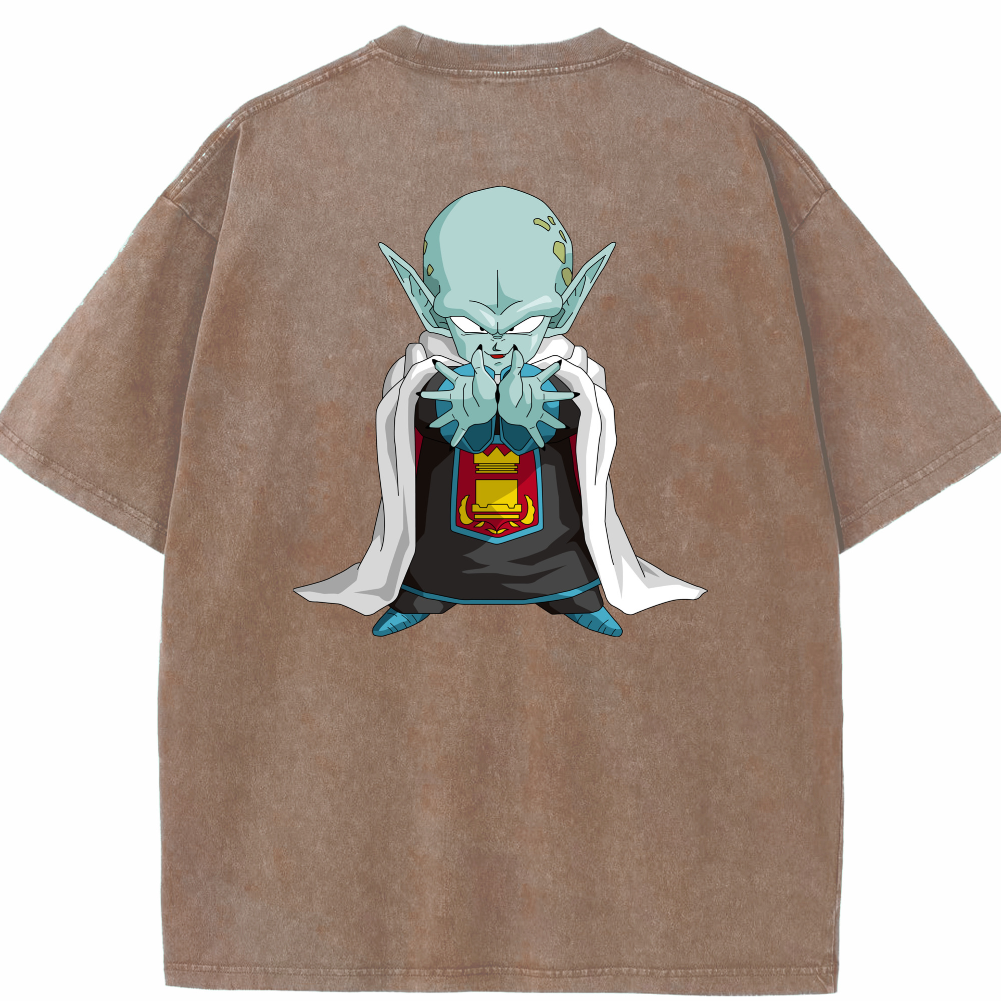 （画像用） ドラゴンボール DRAGON BALL 綿100% ヴィンテージ風 半袖Tシャツ（背面プリント）